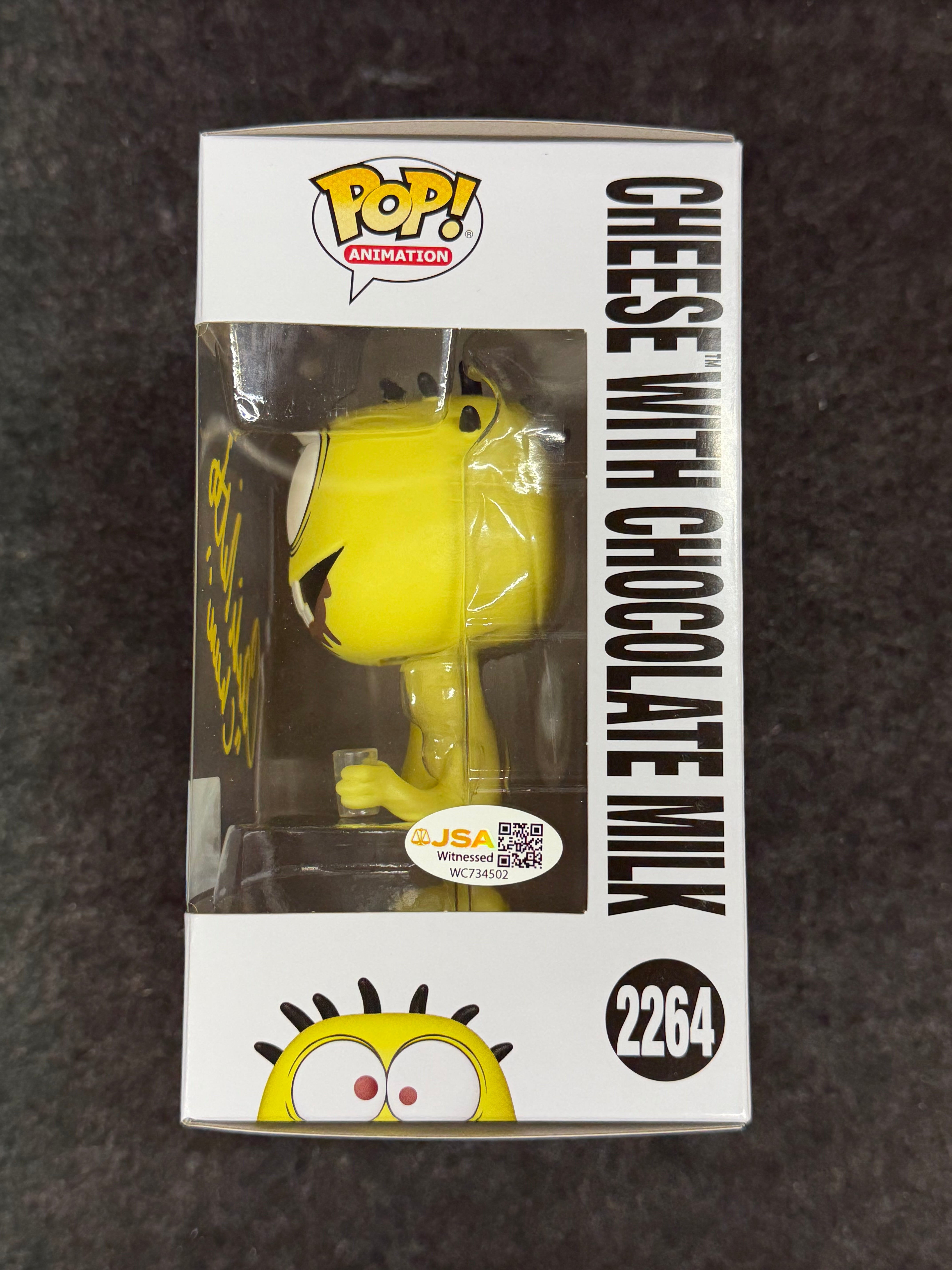 Candi Milo Signed Cheese Foster's Home for Imaginary Friends #2264 Funko - JSA COA