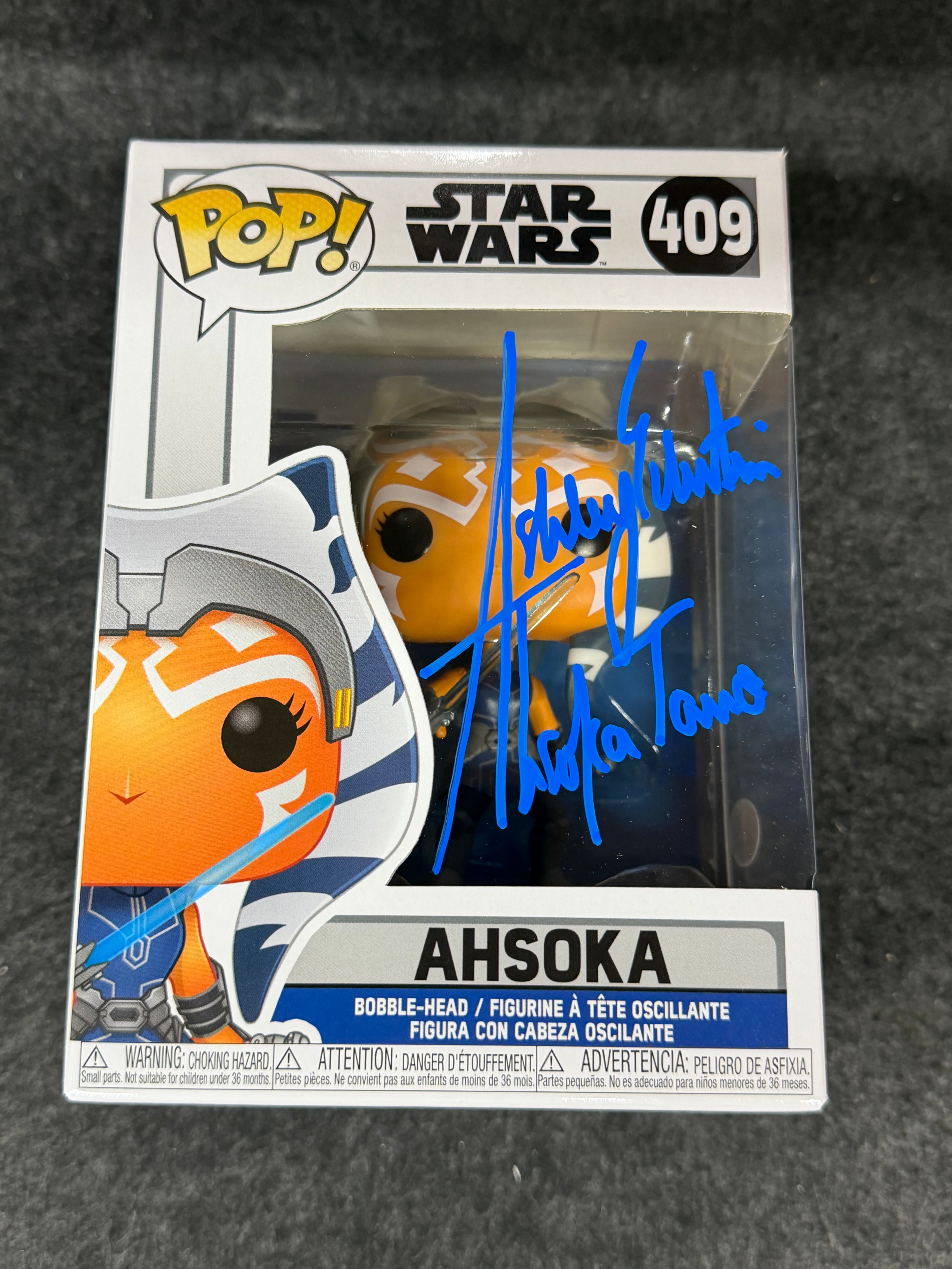 Ashley Eckstein Signed Ahsoka Star Wars #409 Funko - JSA COA