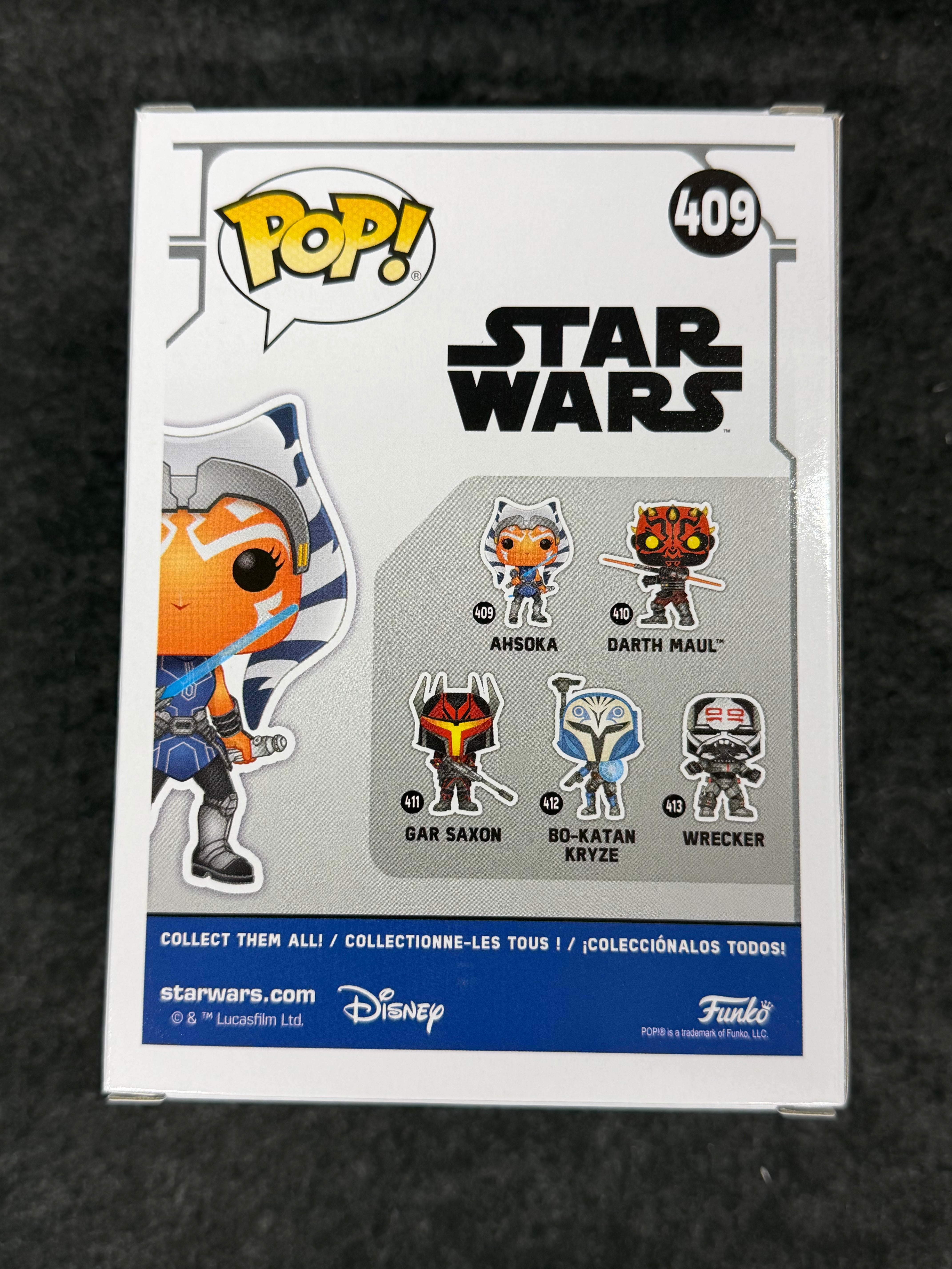 Ashley Eckstein Signed Ahsoka Star Wars #409 Funko - JSA COA