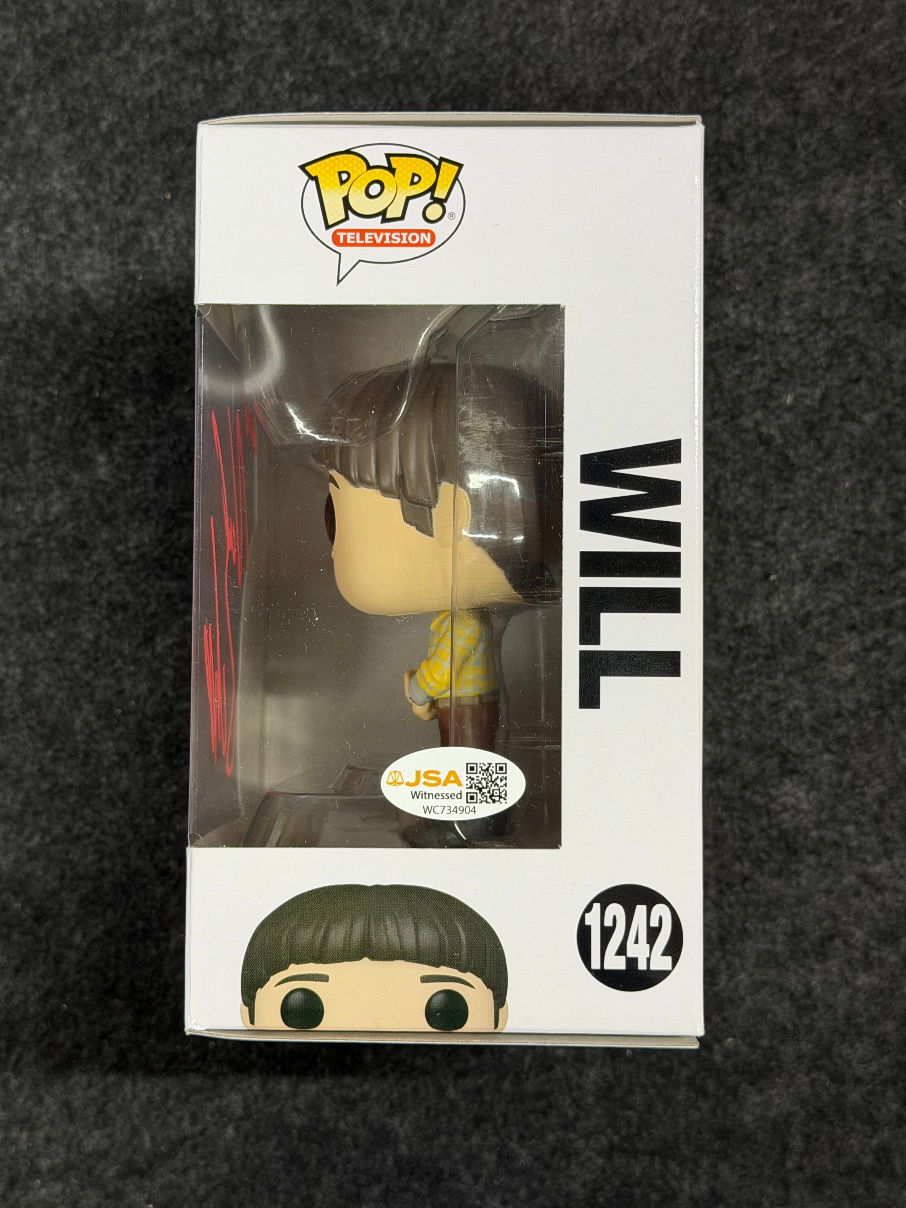 Noah Schnapp Signed Will Byers Stranger Things #1242 Funko - JSA COA