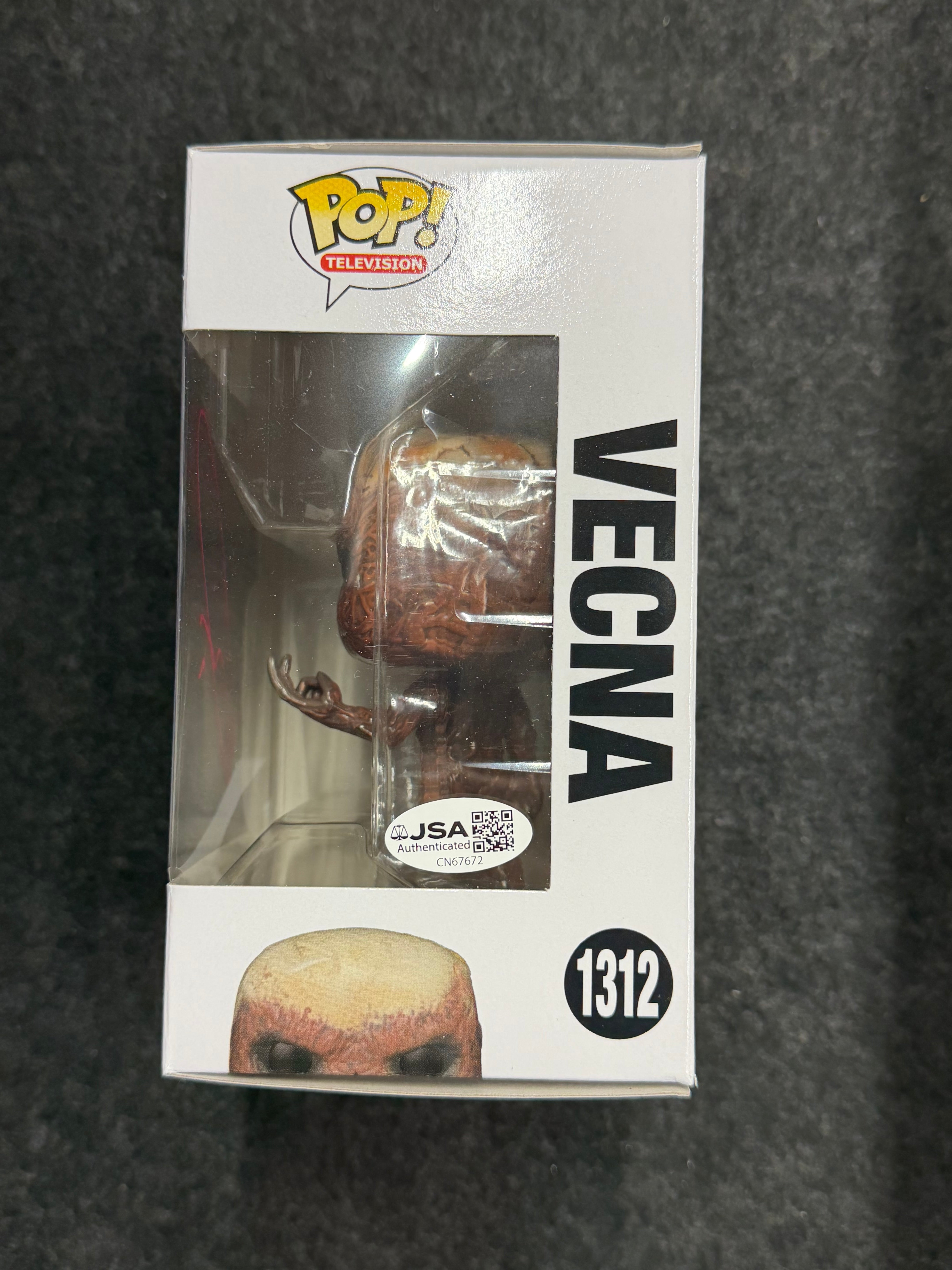 Jamie Campbell Bower Signed Vecna Stranger Things #1312 Funko - JSA COA