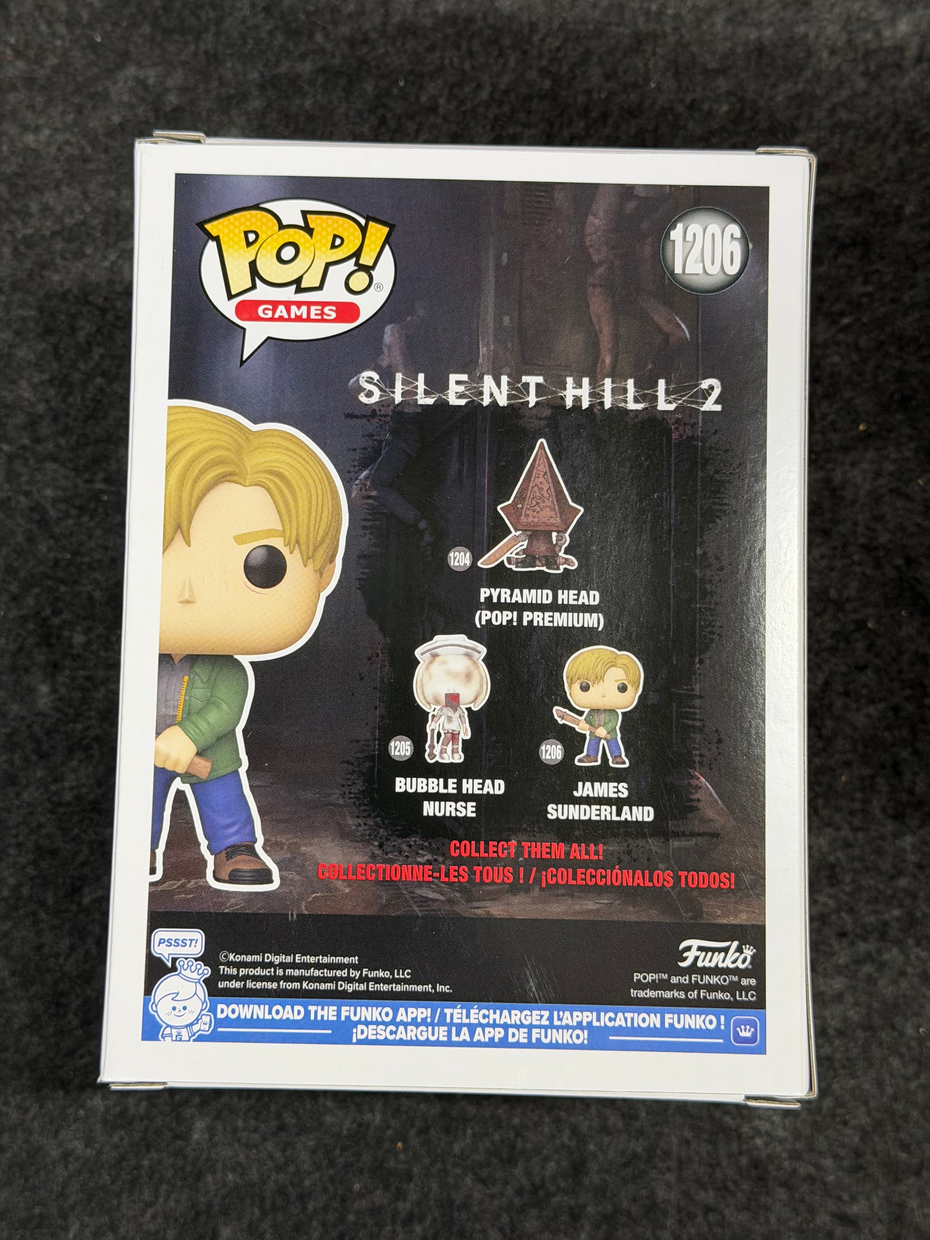 Guy Cihi Signed James Sunderland Silent Hill 2 #1206 Funko - JSA Witnessed COA