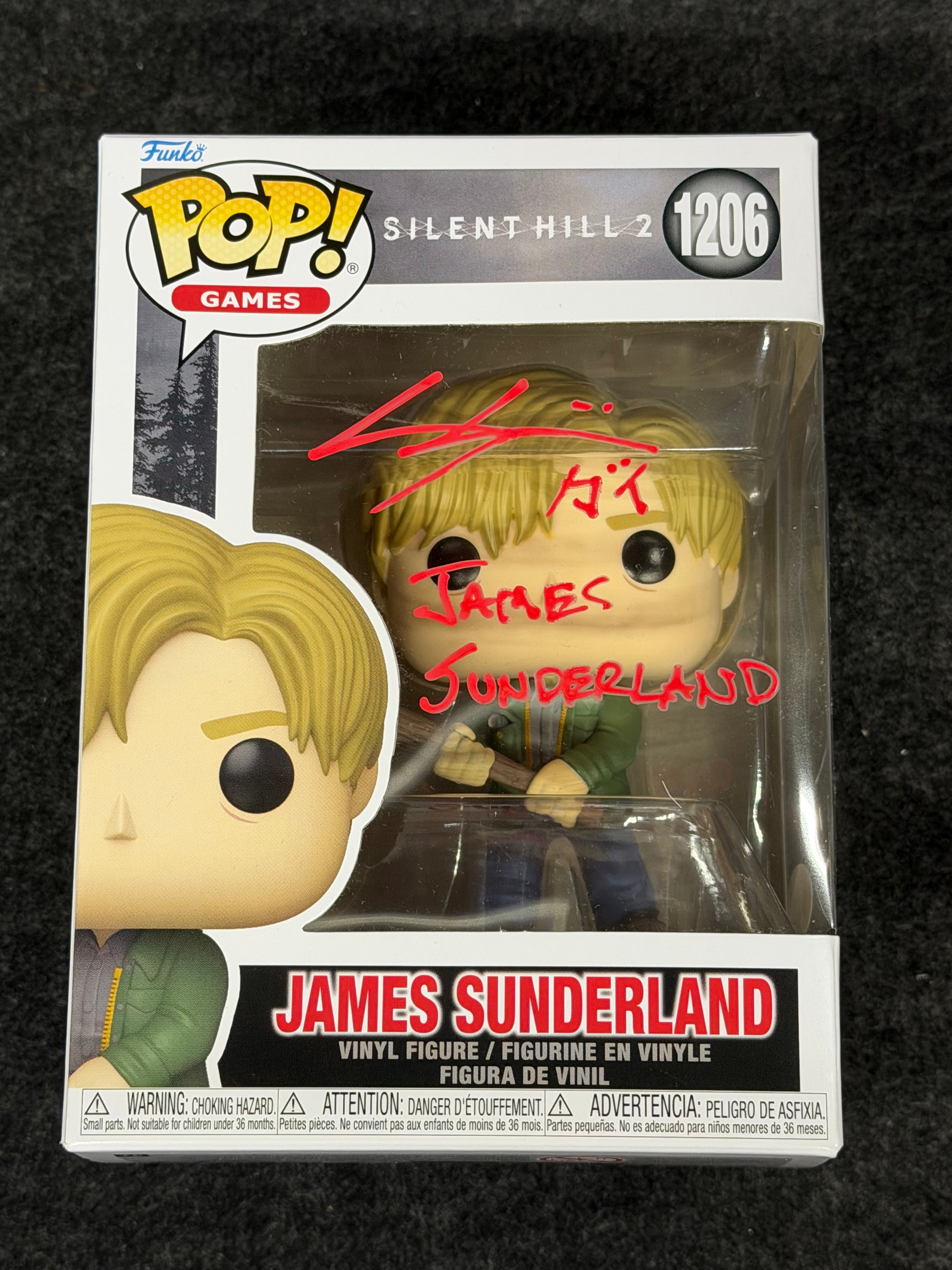 Guy Cihi Signed James Sunderland Silent Hill 2 #1206 Funko - JSA Witnessed COA