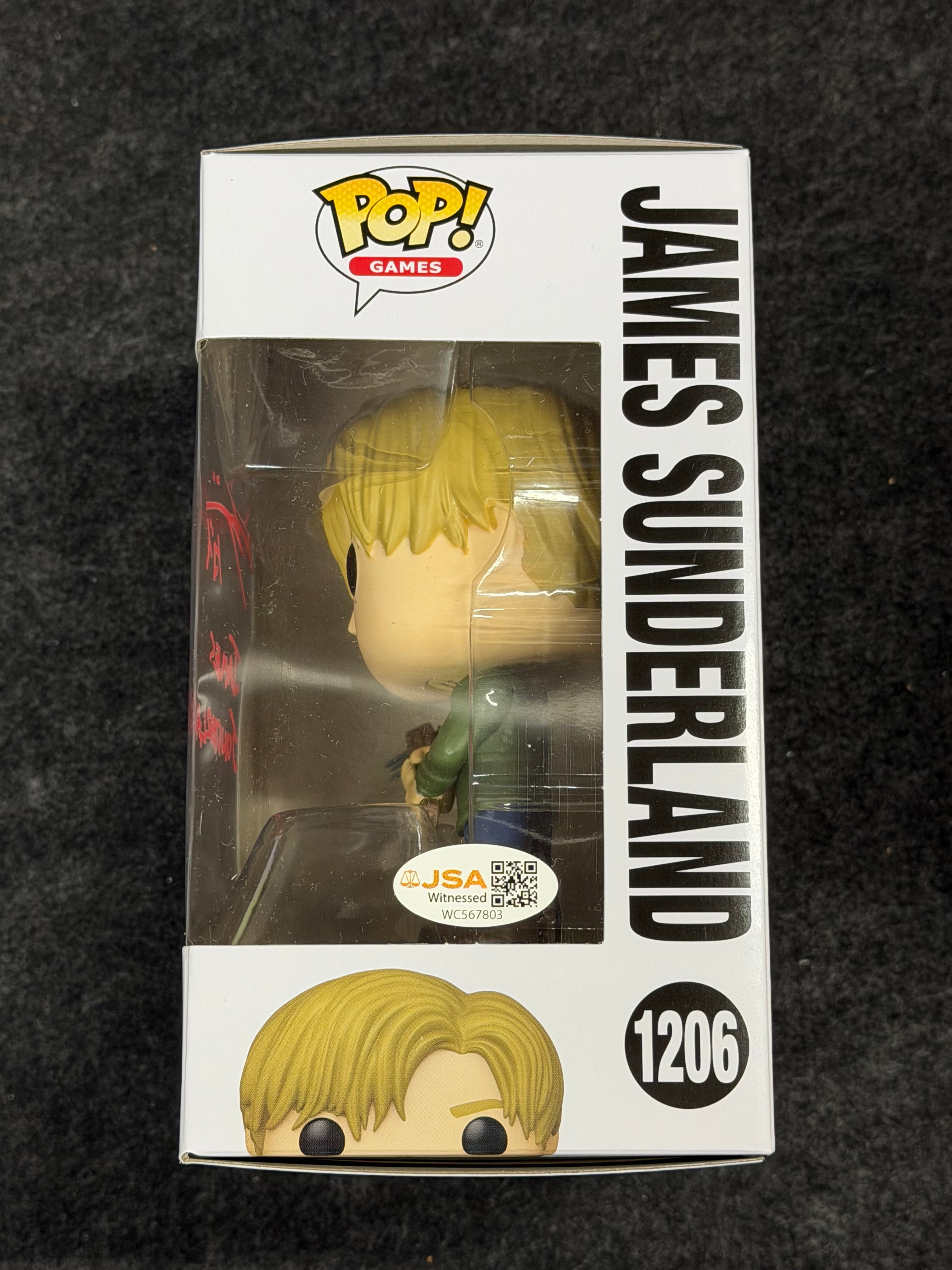 Guy Cihi Signed James Sunderland Silent Hill 2 #1206 Funko - JSA Witnessed COA