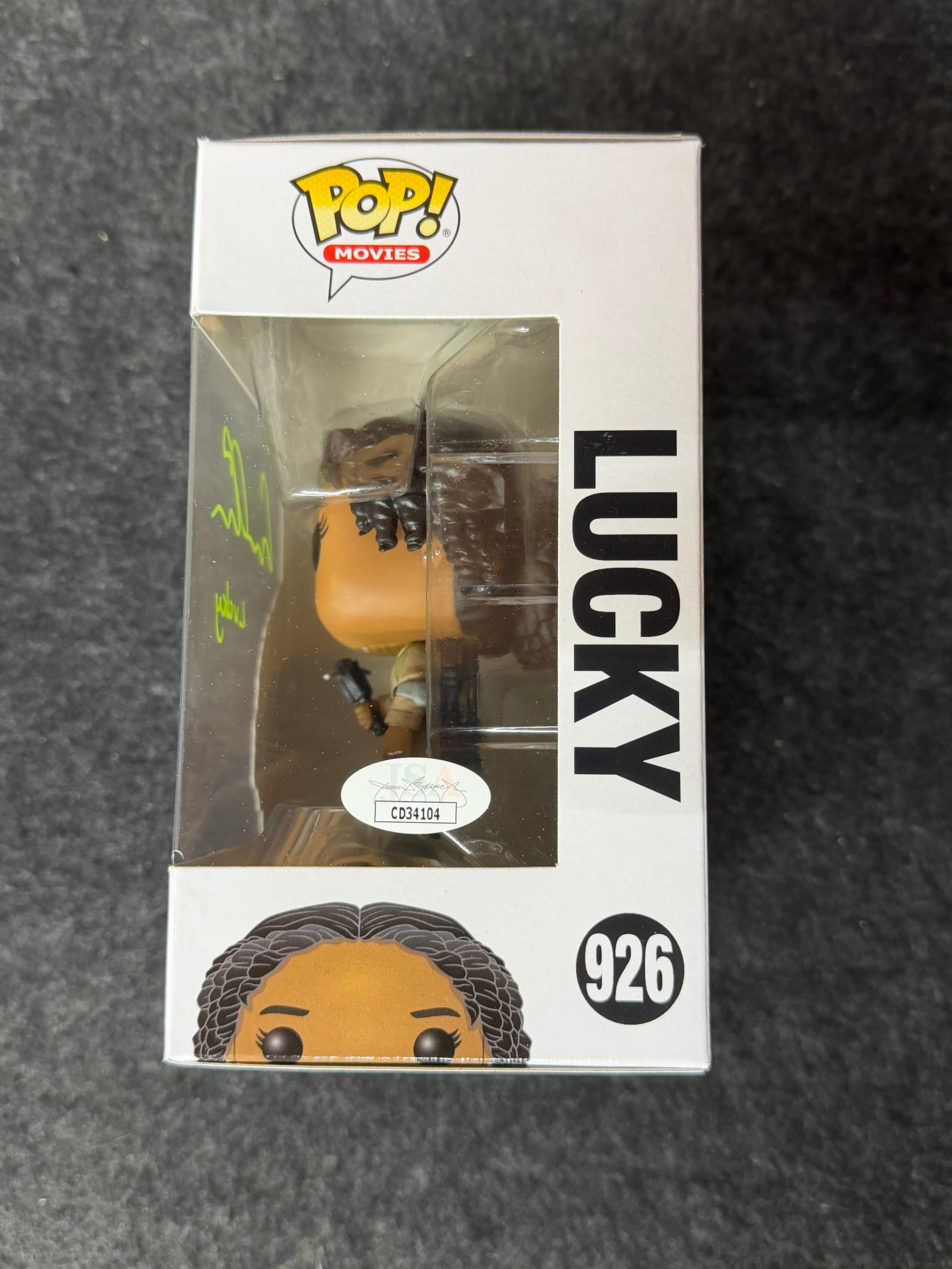 Celeste O'Connor Signed Ghostbusters Lucky #926 Funko - JSA COA
