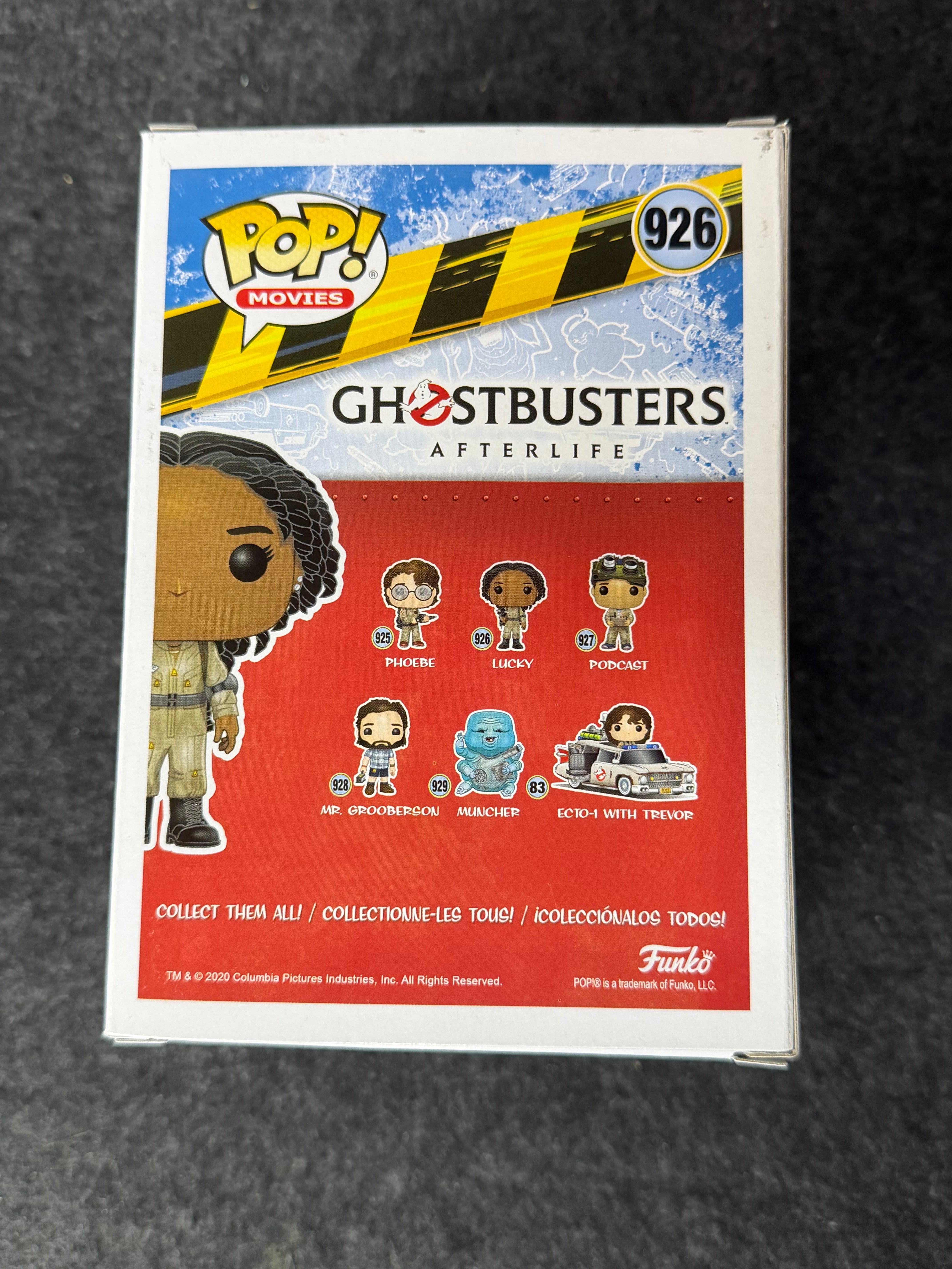 Celeste O'Connor Signed Ghostbusters Lucky #926 Funko - JSA COA
