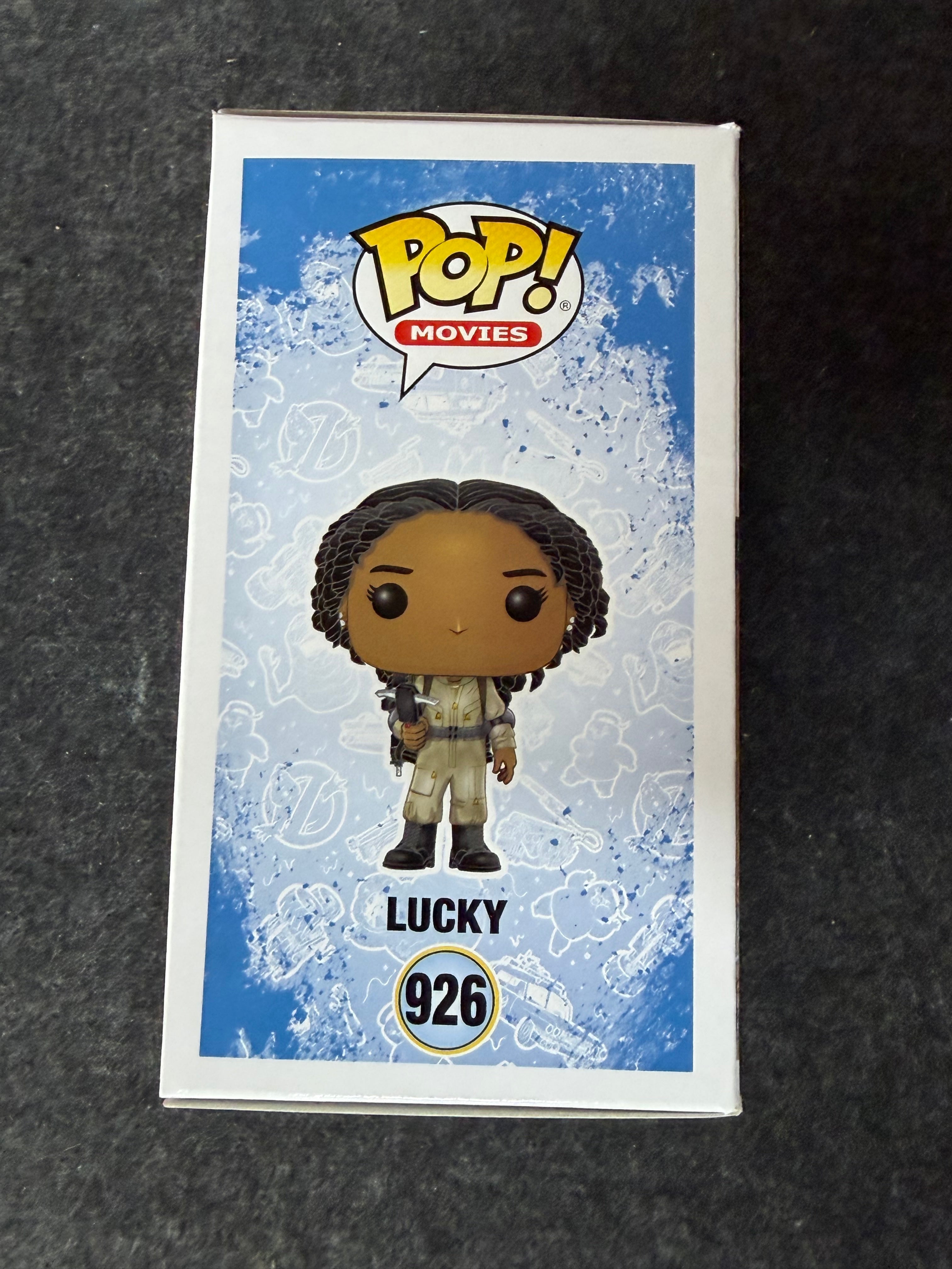 Celeste O'Connor Signed Ghostbusters Lucky #926 Funko - JSA COA