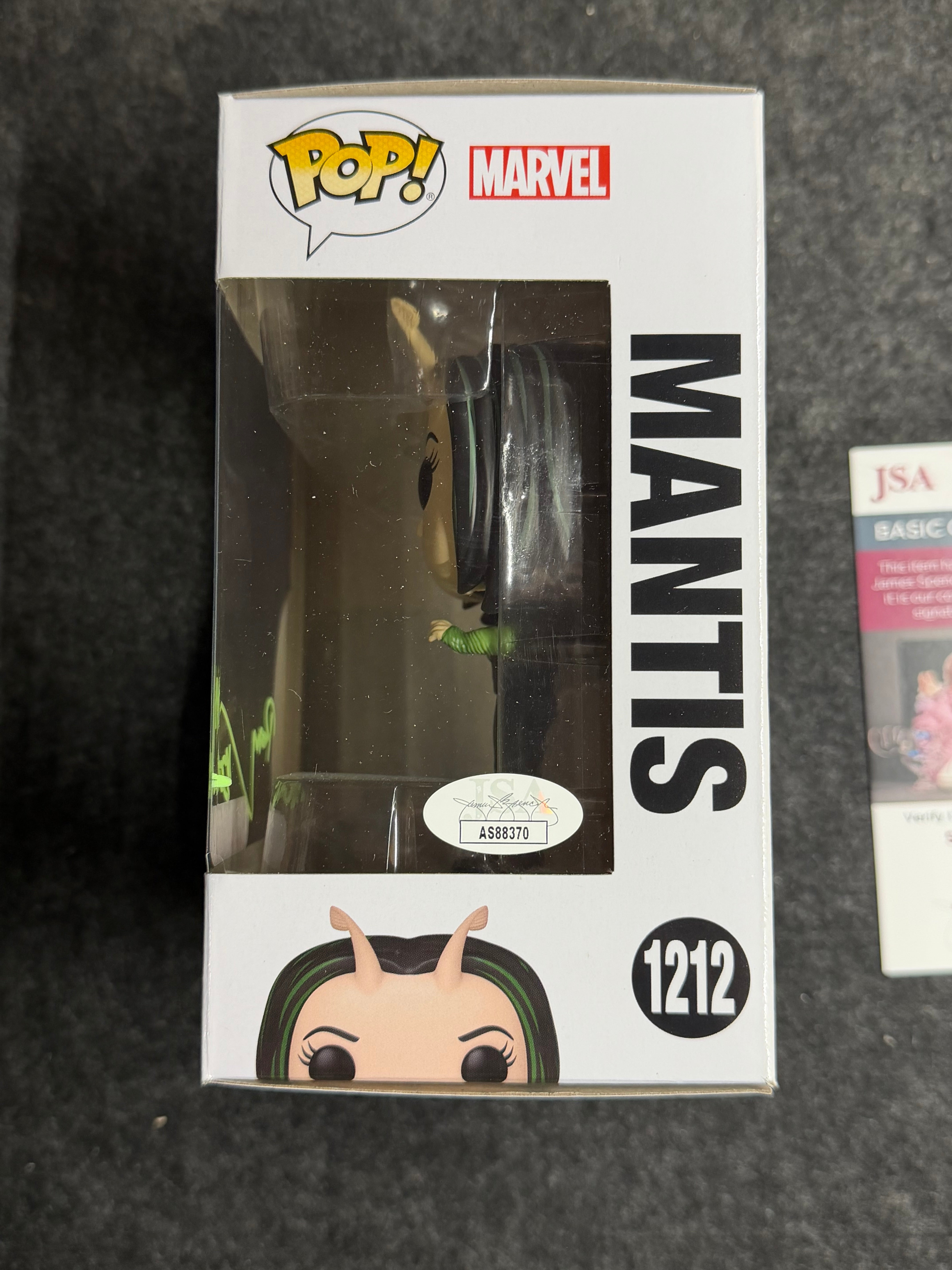 Pom Klementieff Signed Mantis Guardians of the Galaxy #1212 Funko - JSA COA