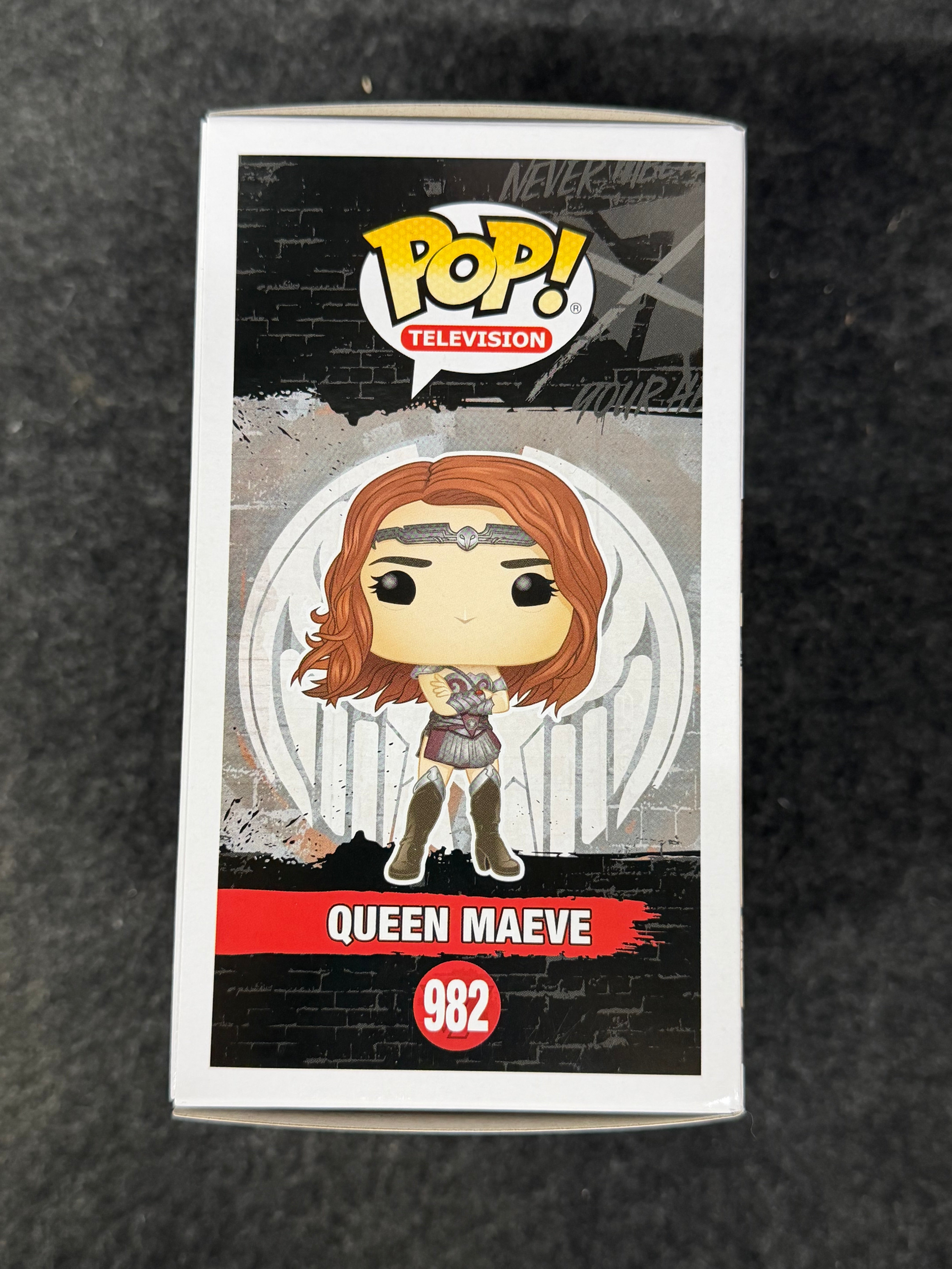Dominique McElligott Signed The Boys Queen Maeve #982 Funko - JSA Witnessed COA