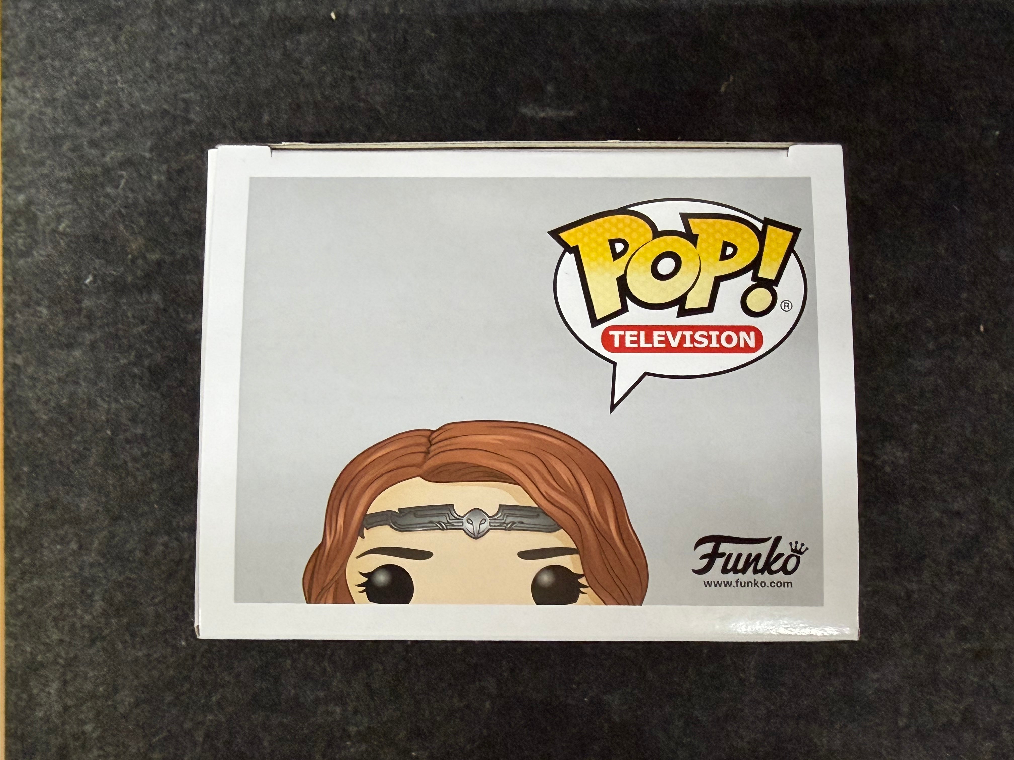 Dominique McElligott Signed The Boys Queen Maeve #982 Funko - JSA Witnessed COA