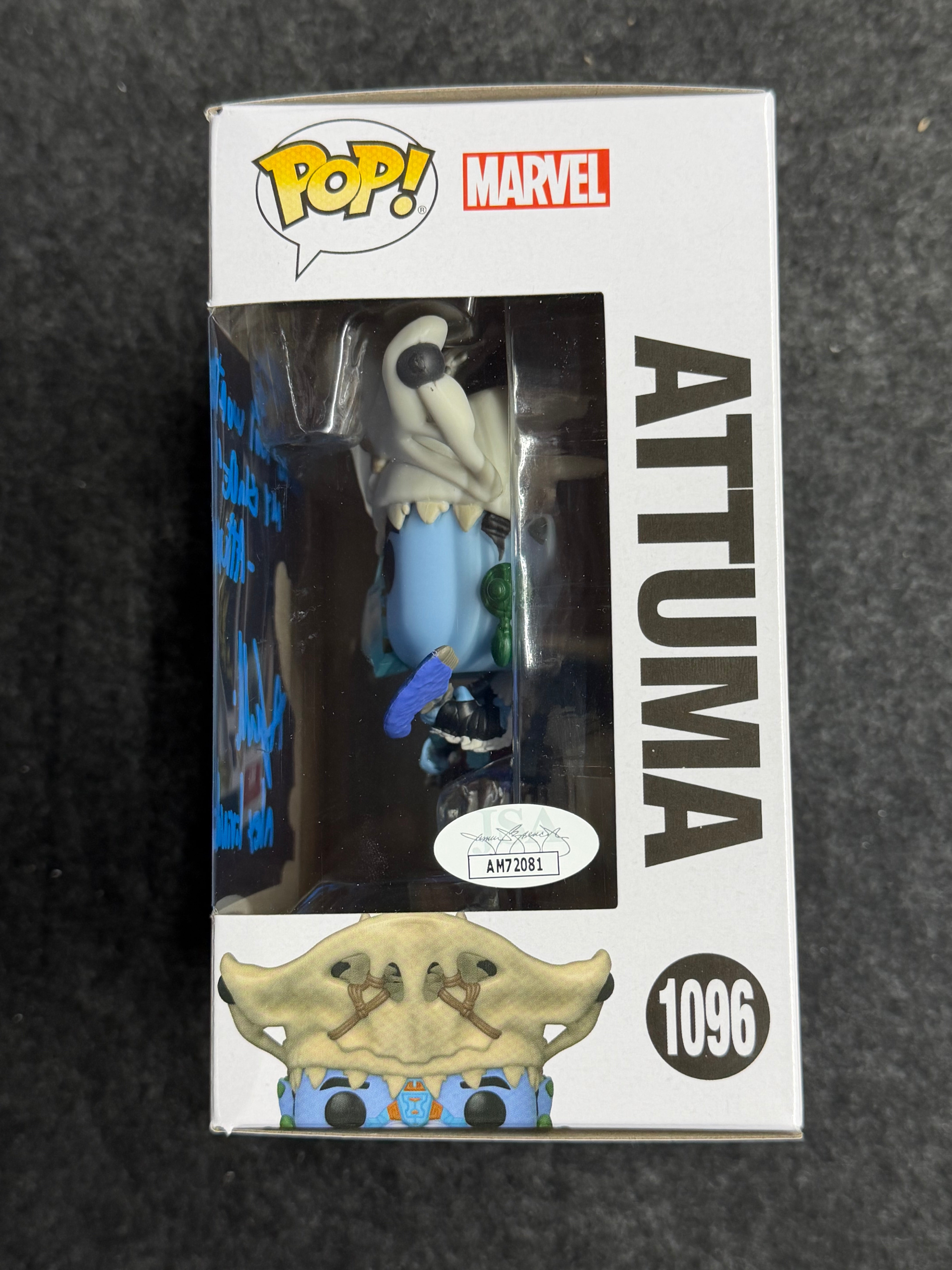 Alex Livinalli Signed Attuma Black Panther: Wakanda Forever #1096 Funko W QUOTE - JSA COA