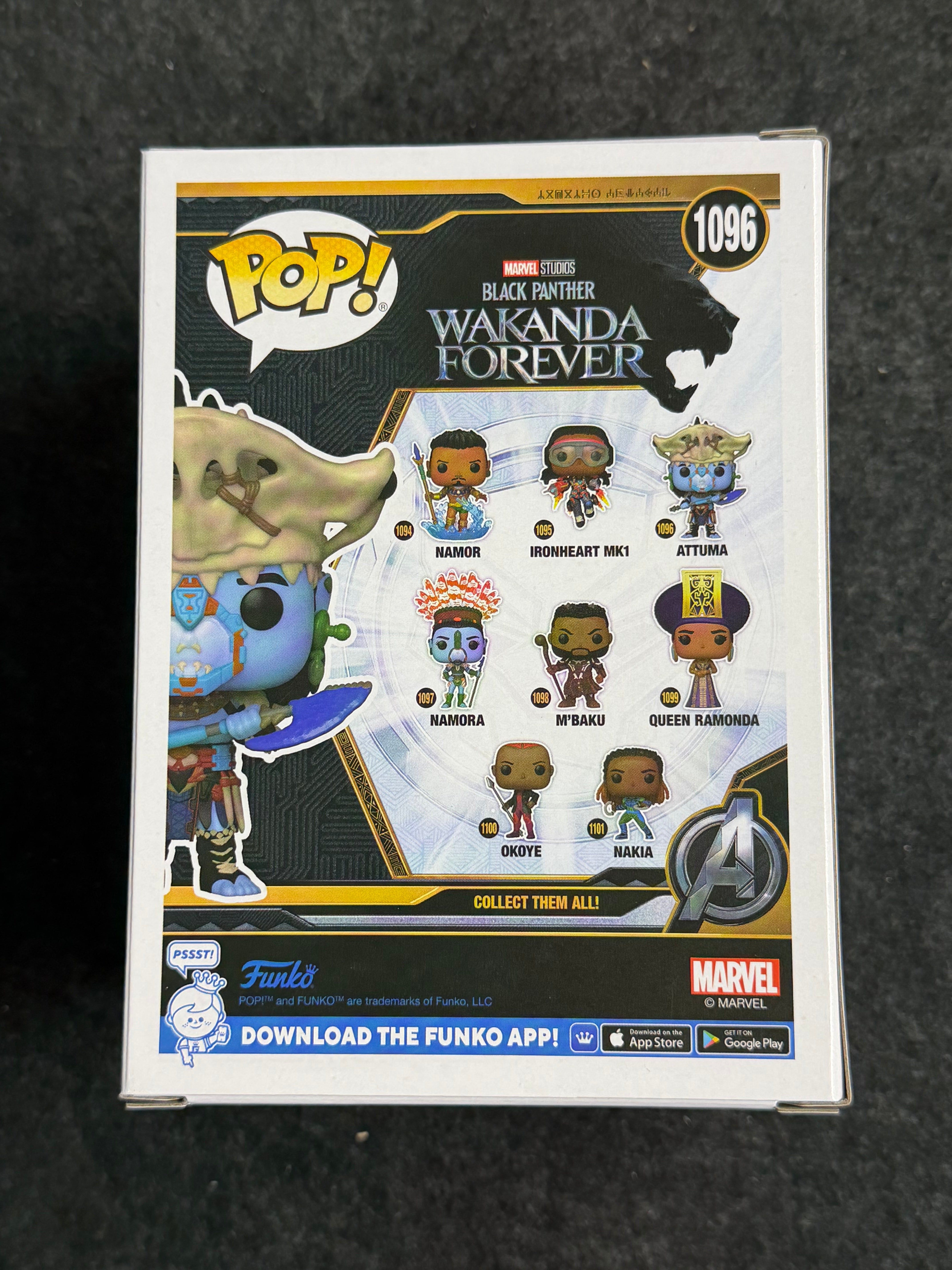 Alex Livinalli Signed Attuma Black Panther: Wakanda Forever #1096 Funko W QUOTE - JSA COA