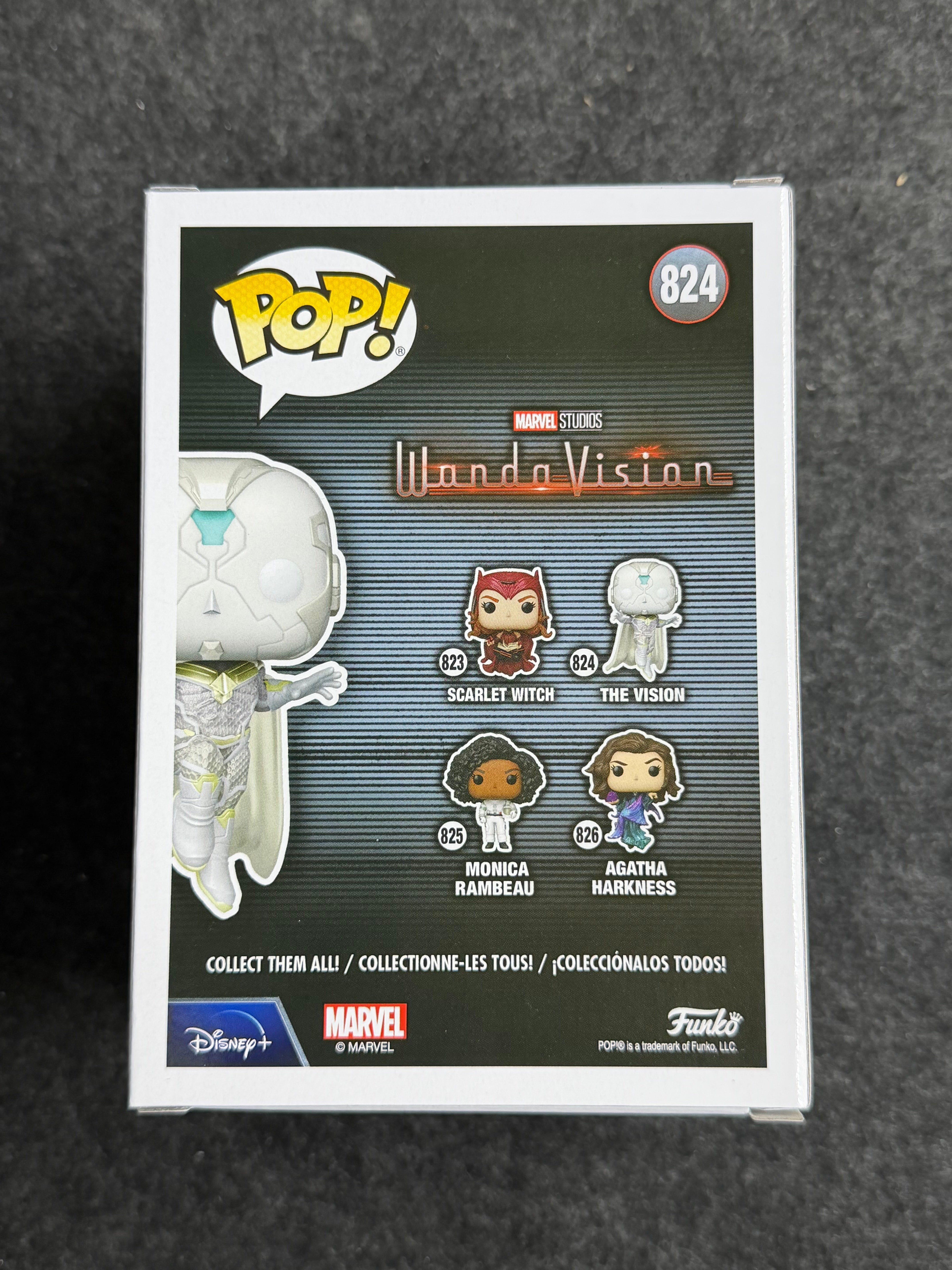 Paul Bettany Signed The Vision WandaVision #824 Funko - JSA COA
