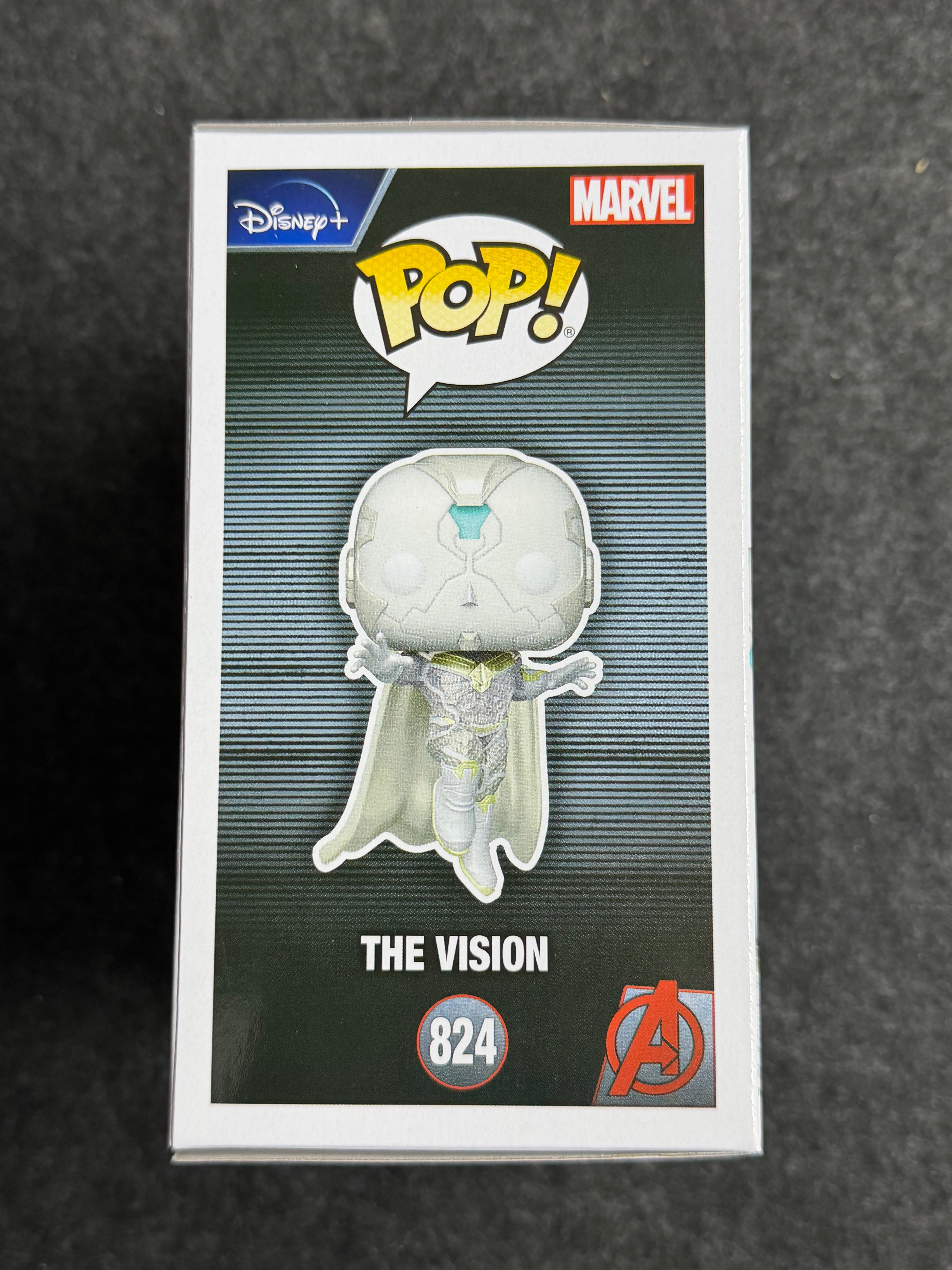Paul Bettany Signed The Vision WandaVision #824 Funko - JSA COA