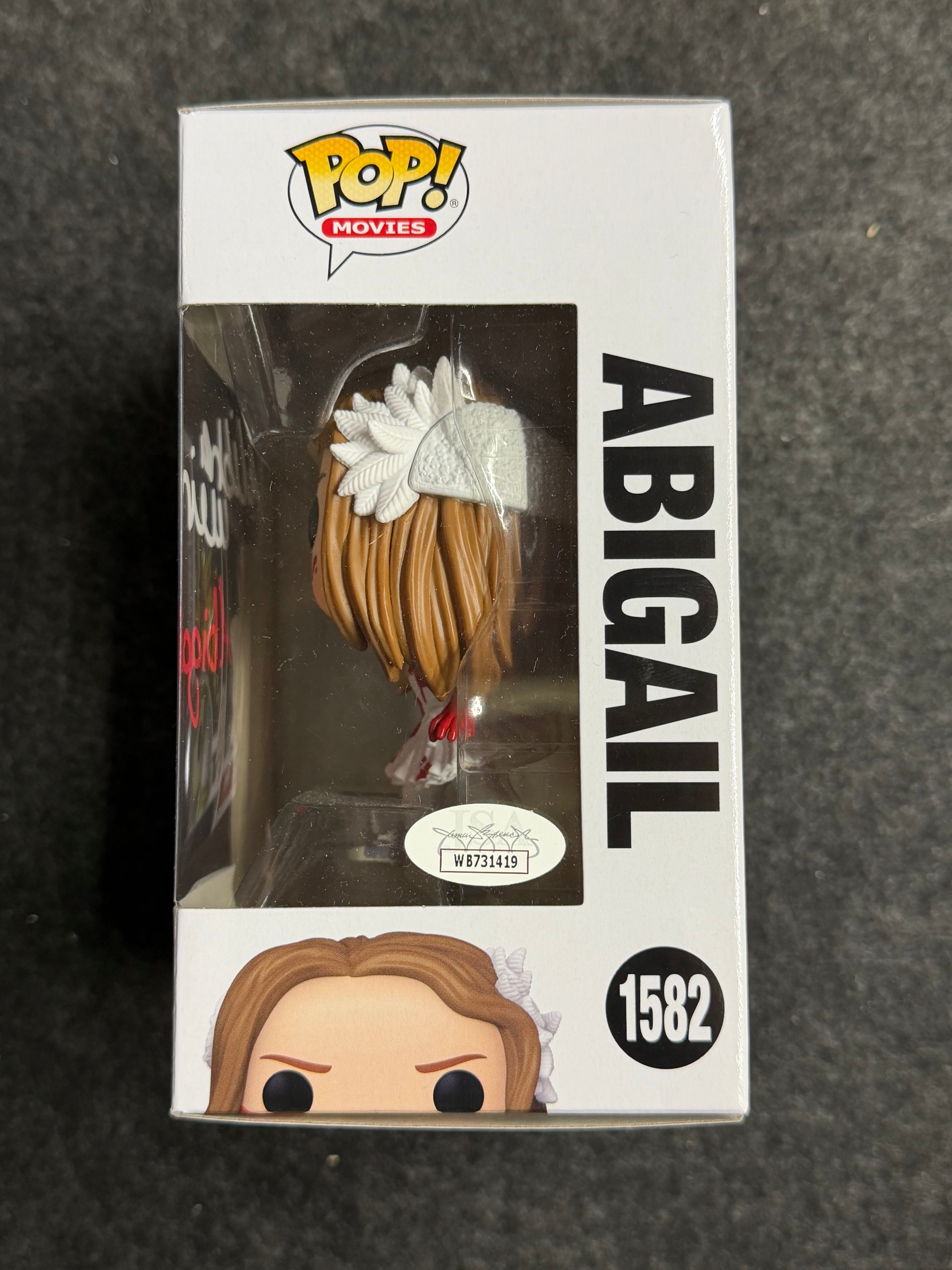 Alisha Weir Signed Abigail #1582 Funko - JSA COA