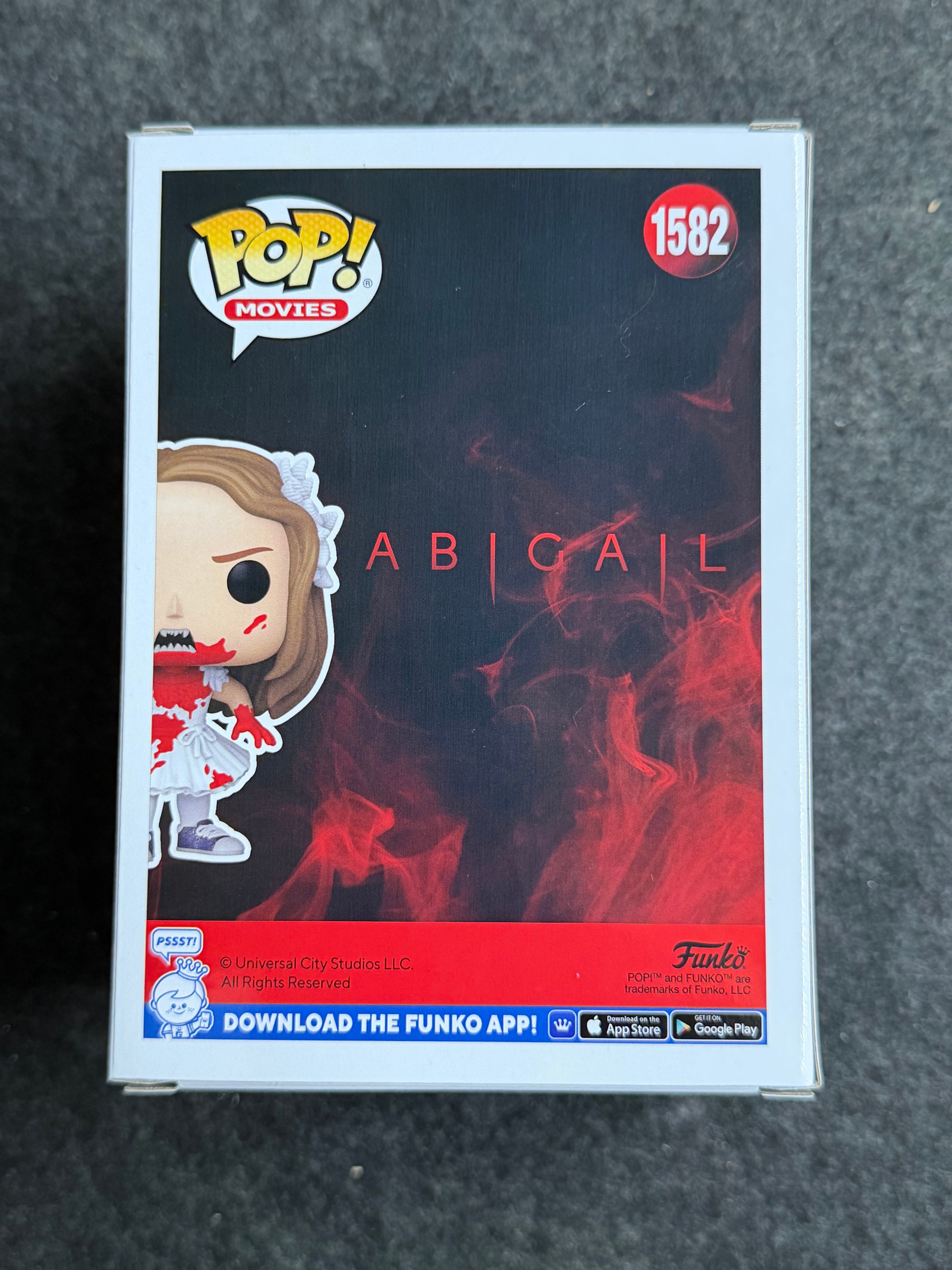 Alisha Weir Signed Abigail #1582 Funko - JSA COA