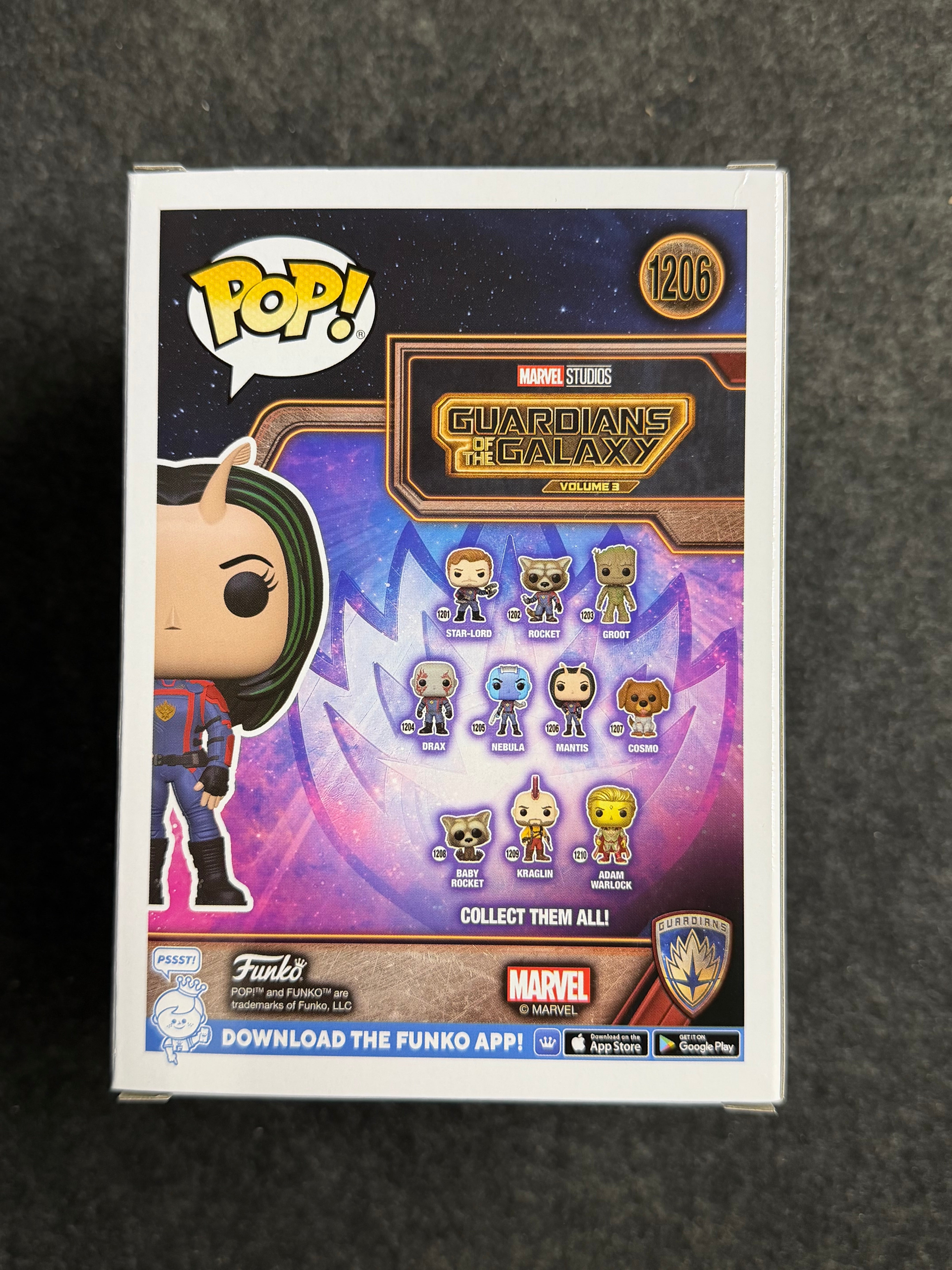 Pom Klementieff Signed Mantis Guardians of the Galaxy #1206 Funko - JSA COA