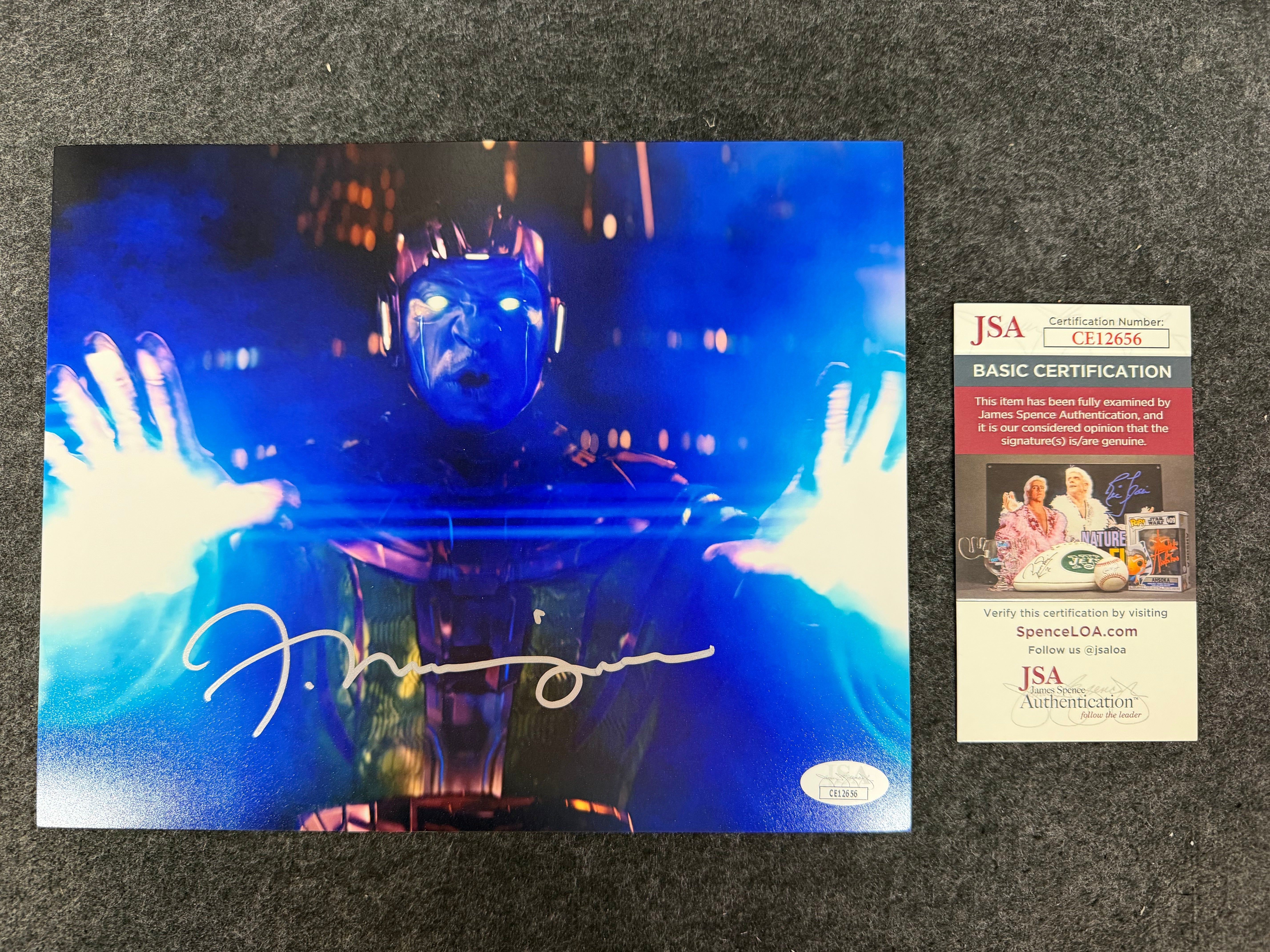 Jonathan Majors Signed 8x10 Photo as Kang Antman Quantumania - JSA COA