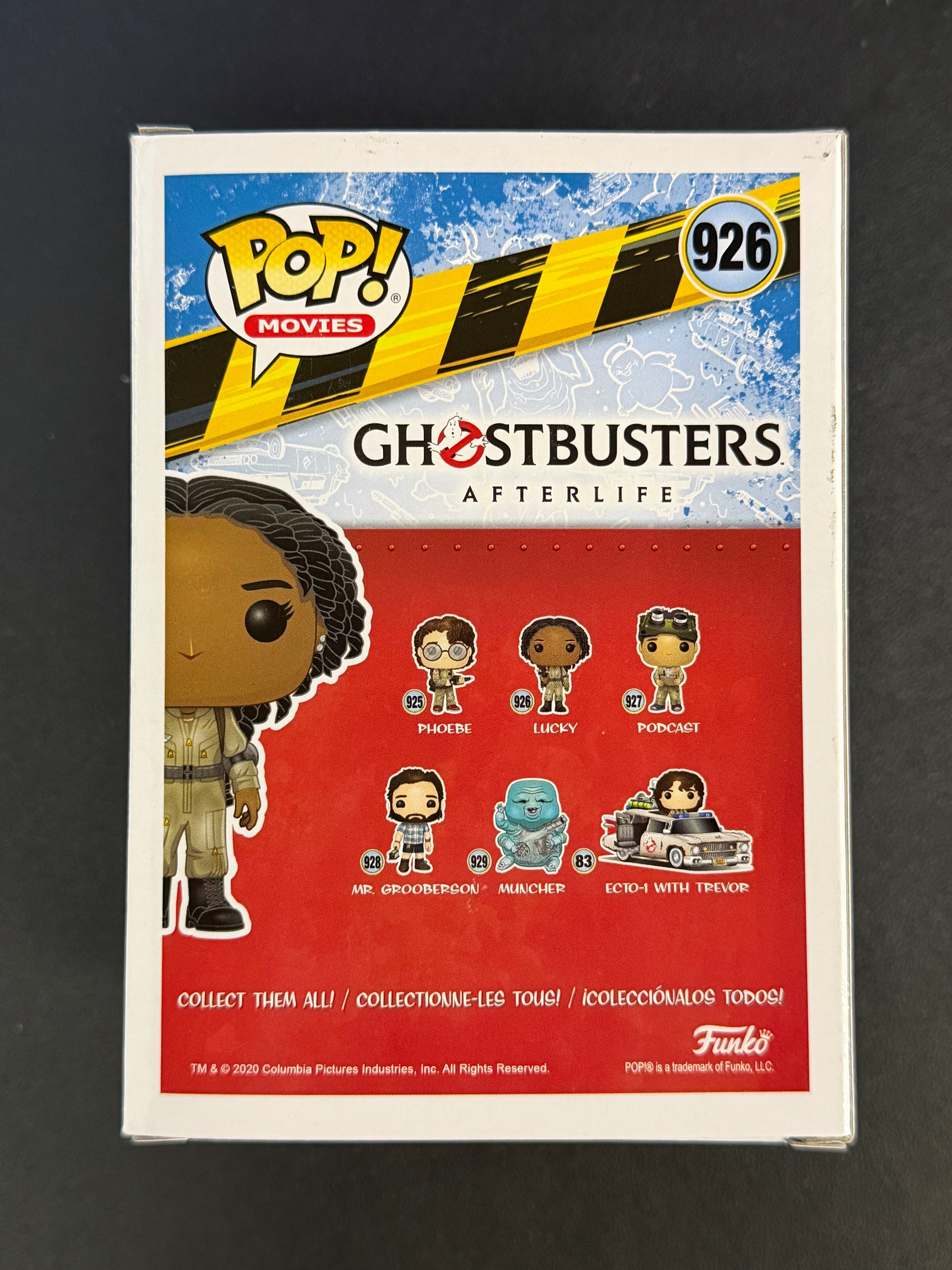 Celeste O'Connor Signed Ghostbusters Lucky #926 Funko - JSA COA