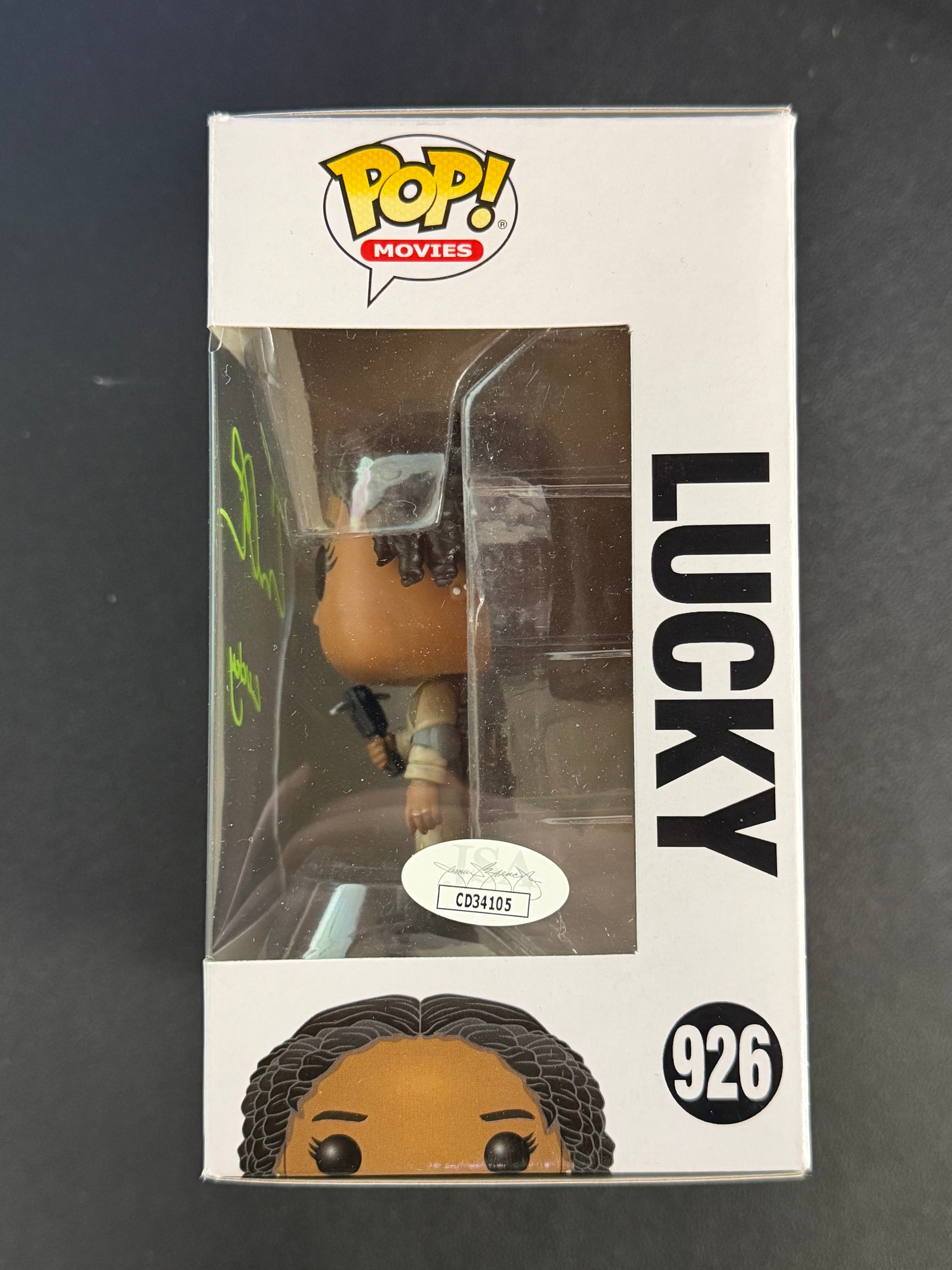 Celeste O'Connor Signed Ghostbusters Lucky #926 Funko - JSA COA