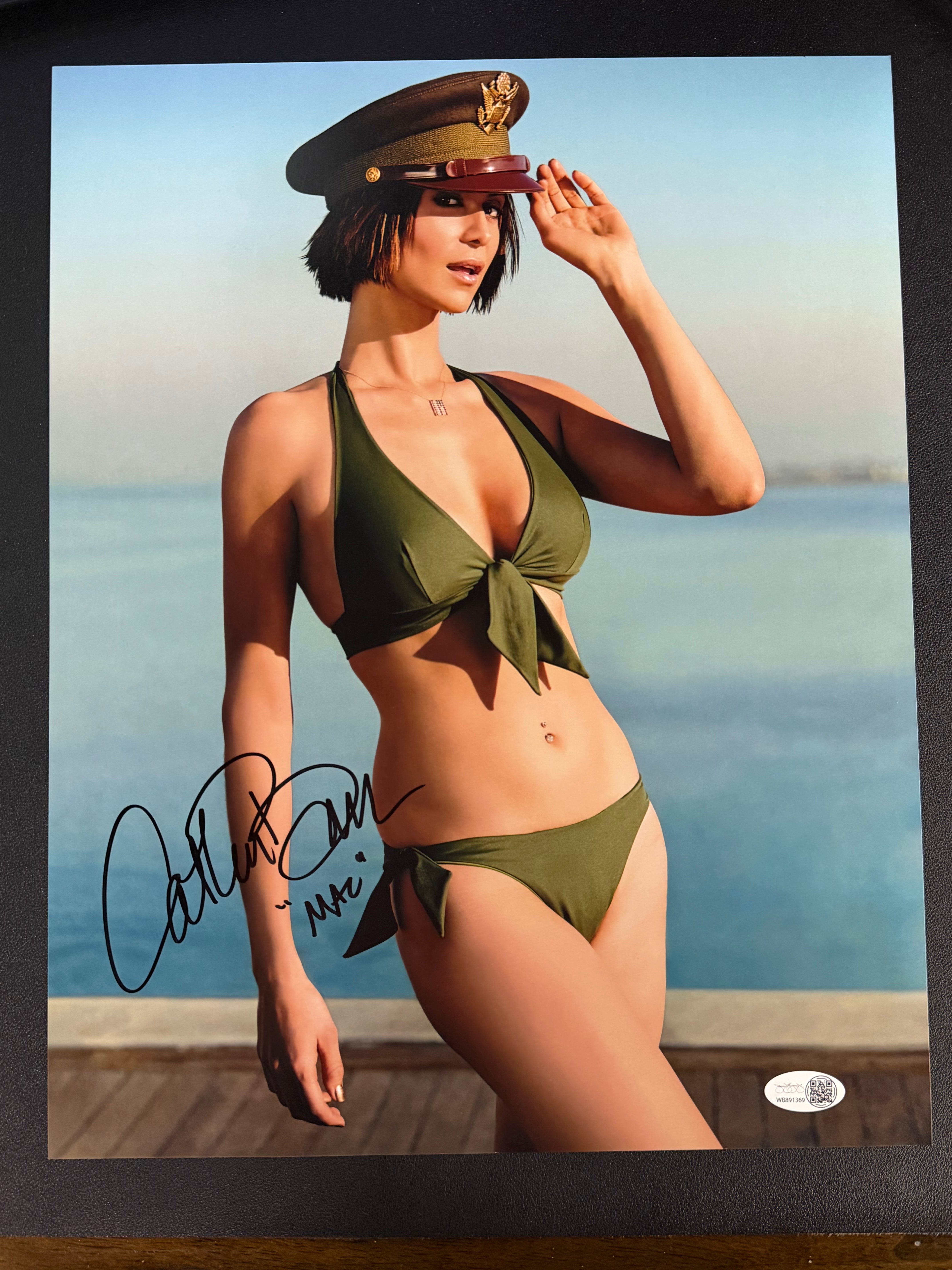 Catherine Bell Signed 11x14 Photo as Mac - JAG – JSA COA