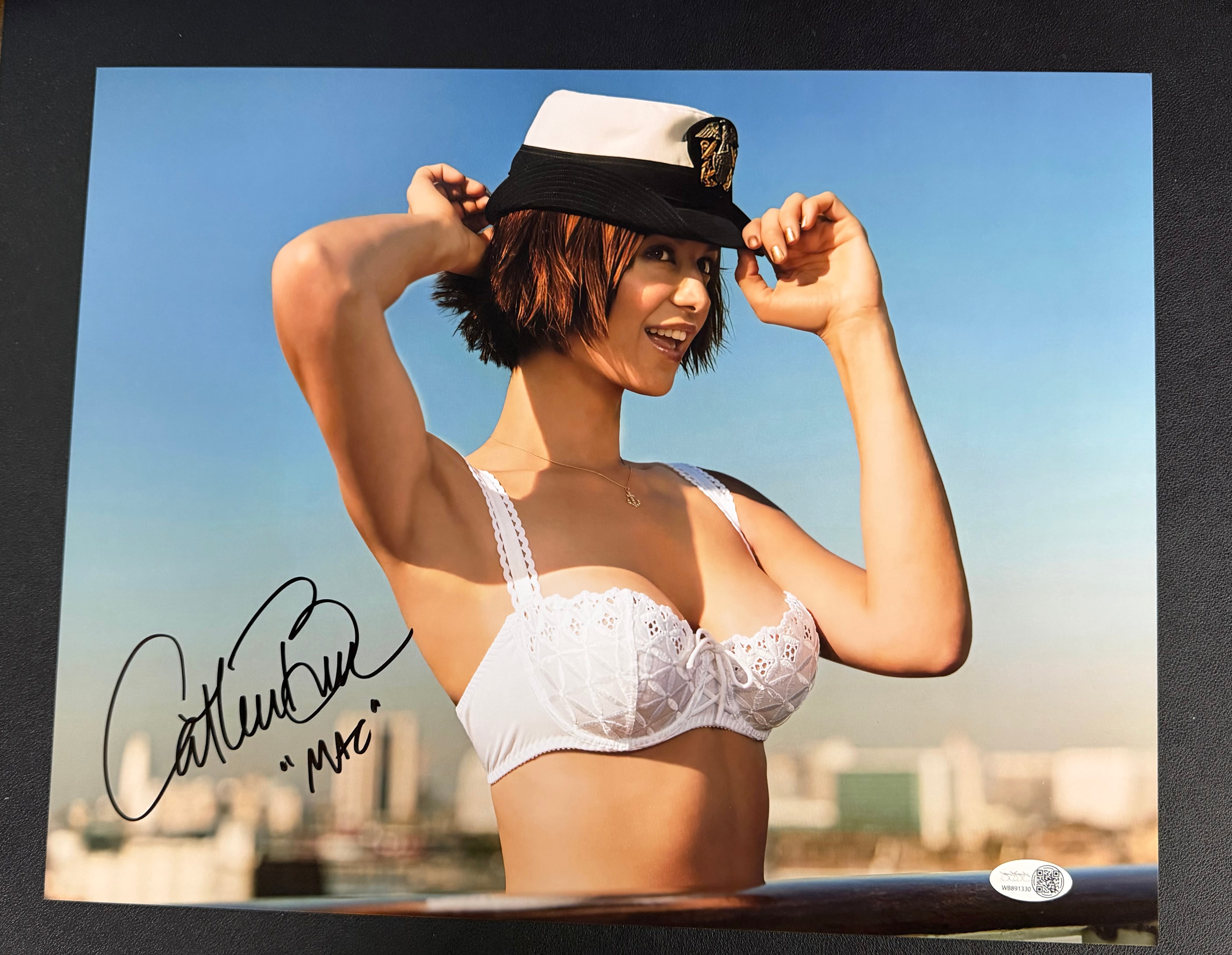 Catherine Bell Signed 11x14 Photo as Mac - JAG – JSA COA
