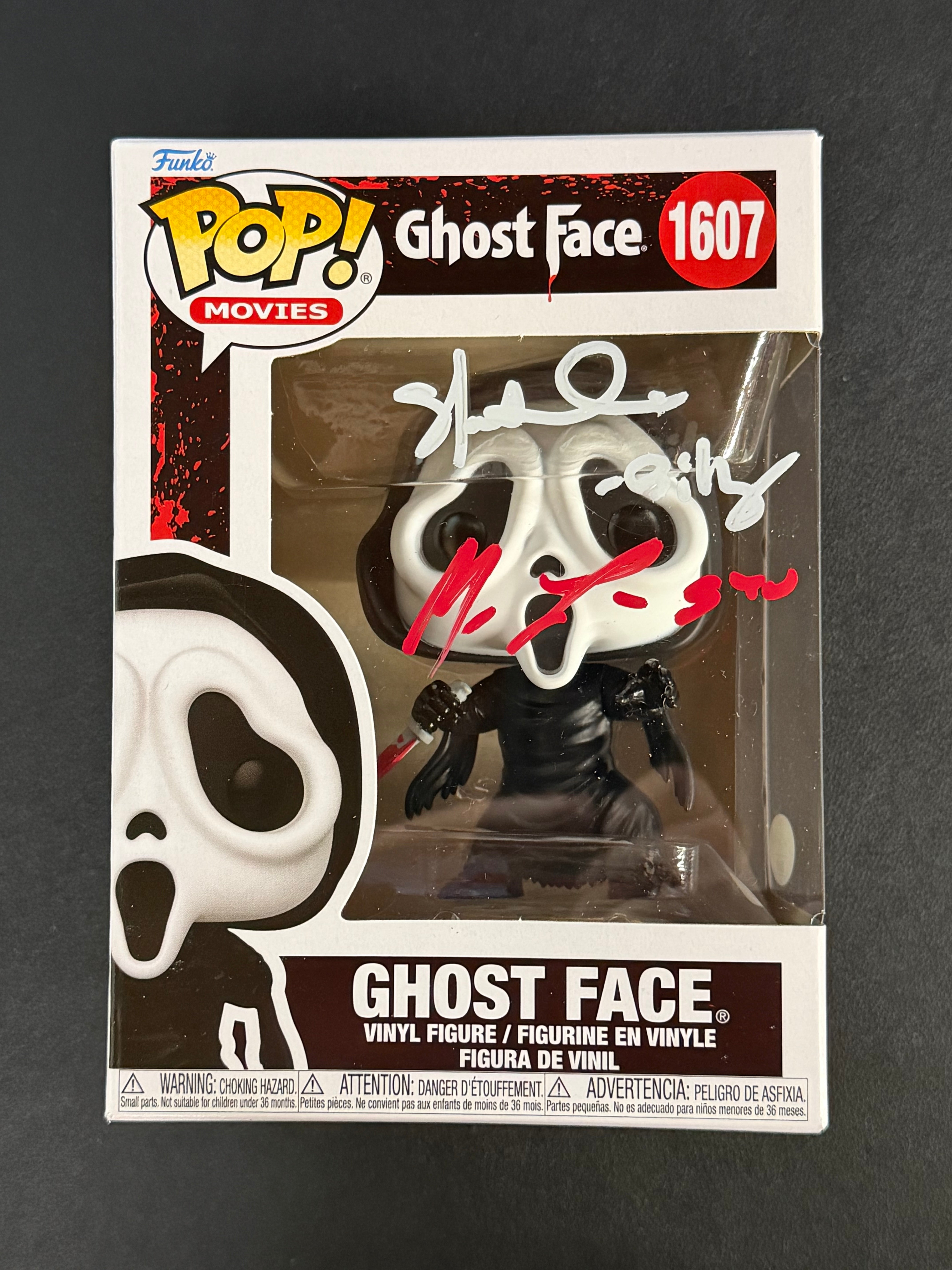 Matthew Lillard / Skeet Ulrich Signed Ghost Face #1607 Funko - JSA COA