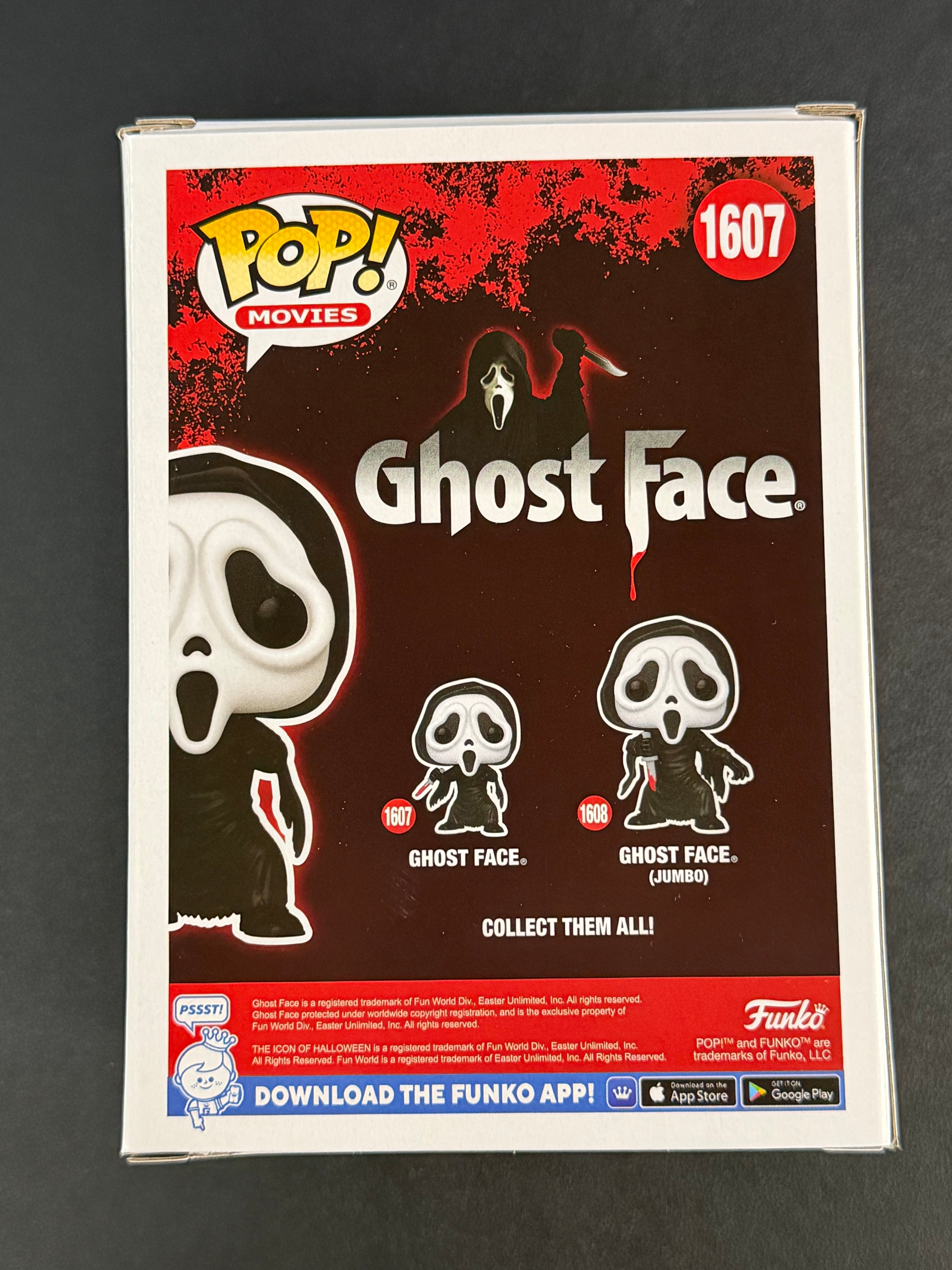 Matthew Lillard / Skeet Ulrich Signed Ghost Face #1607 Funko - JSA COA