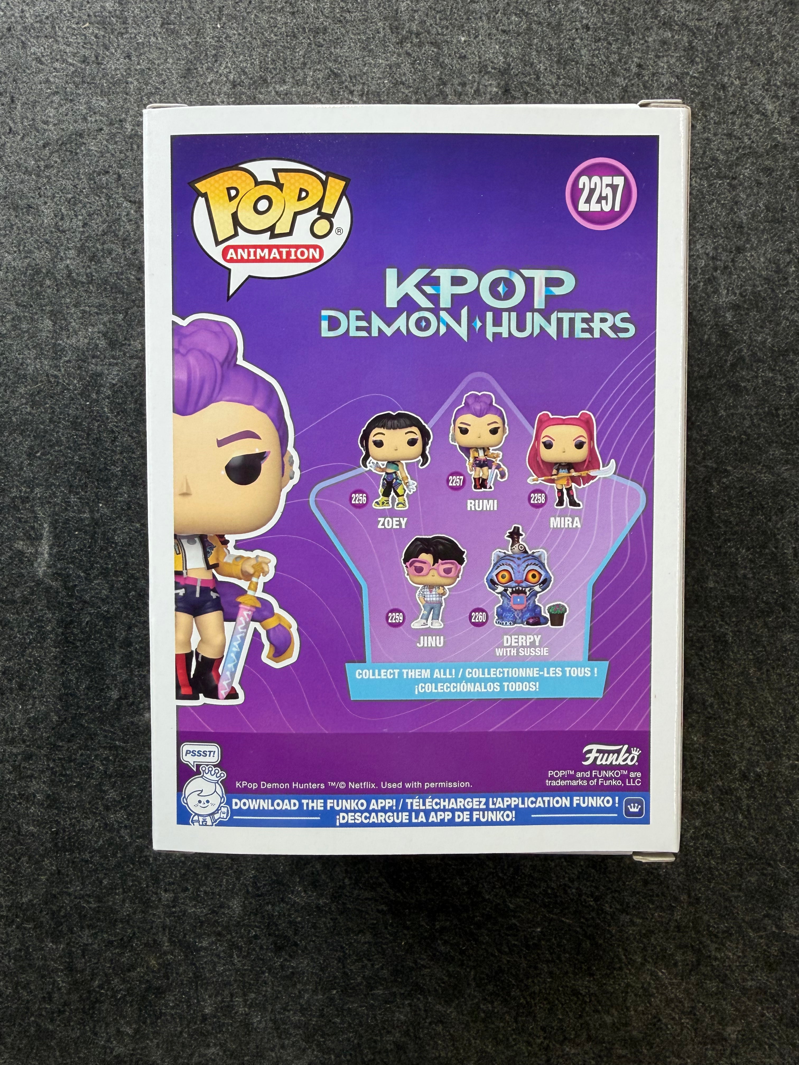 Arden Cho Signed Funko Pop Rumi #2257 - KPop Demon Hunters Autographed - JSA COA