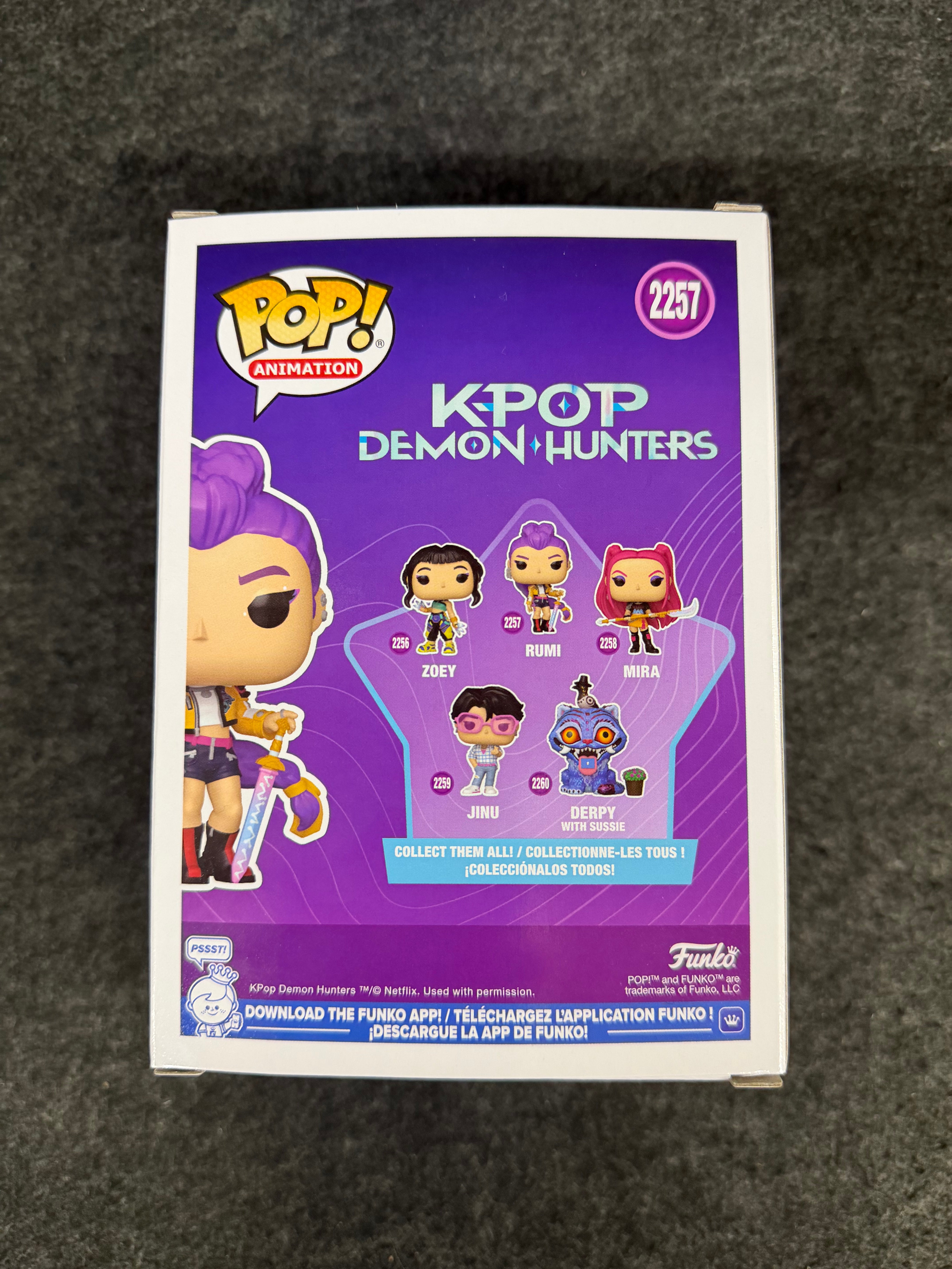 Arden Cho Signed Funko Pop Rumi #2257 - KPop Demon Hunters Autographed - JSA COA