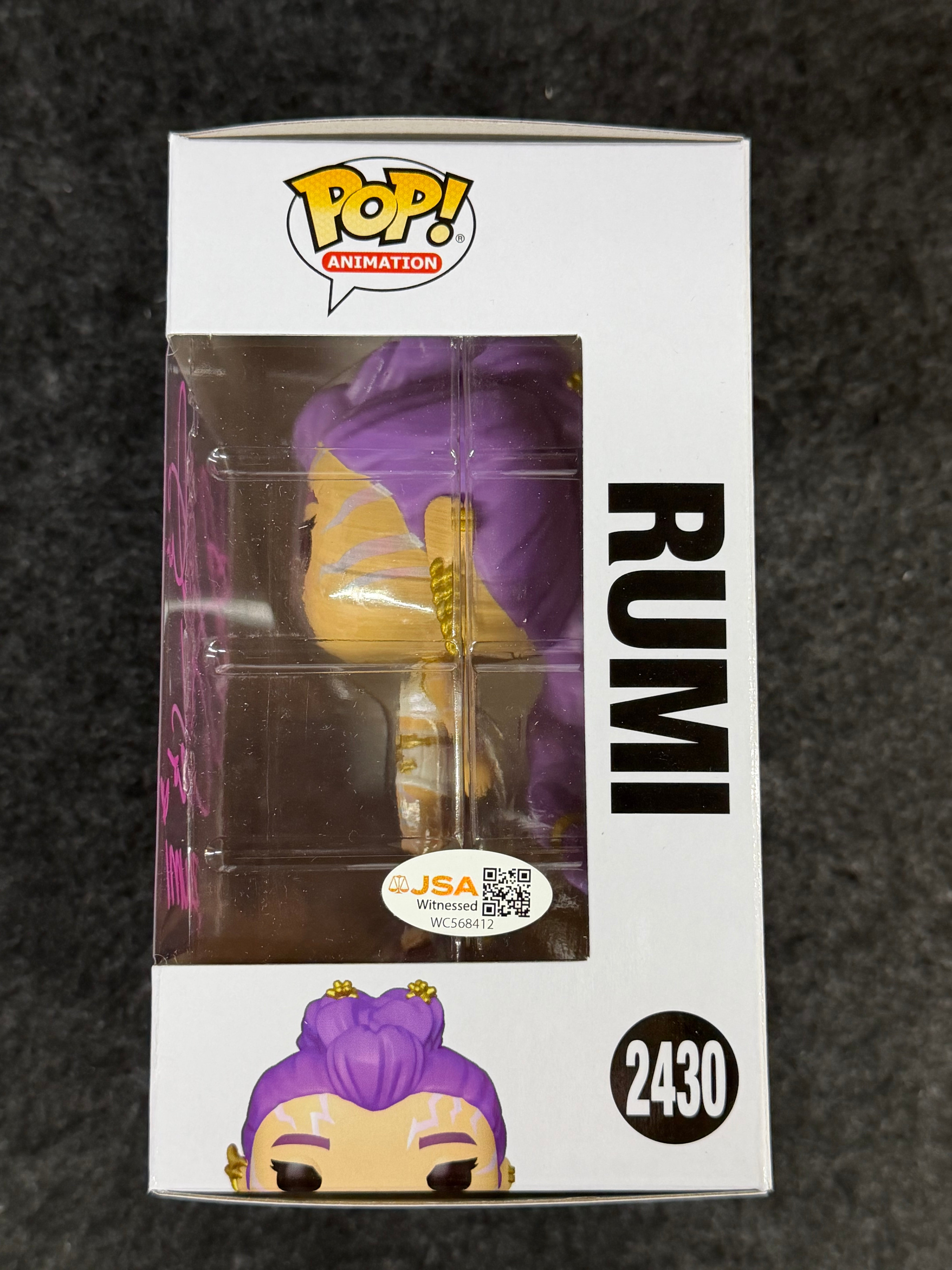Arden Cho Signed Funko Pop Rumi #2430 - KPop Demon Hunters Autographed - JSA COA