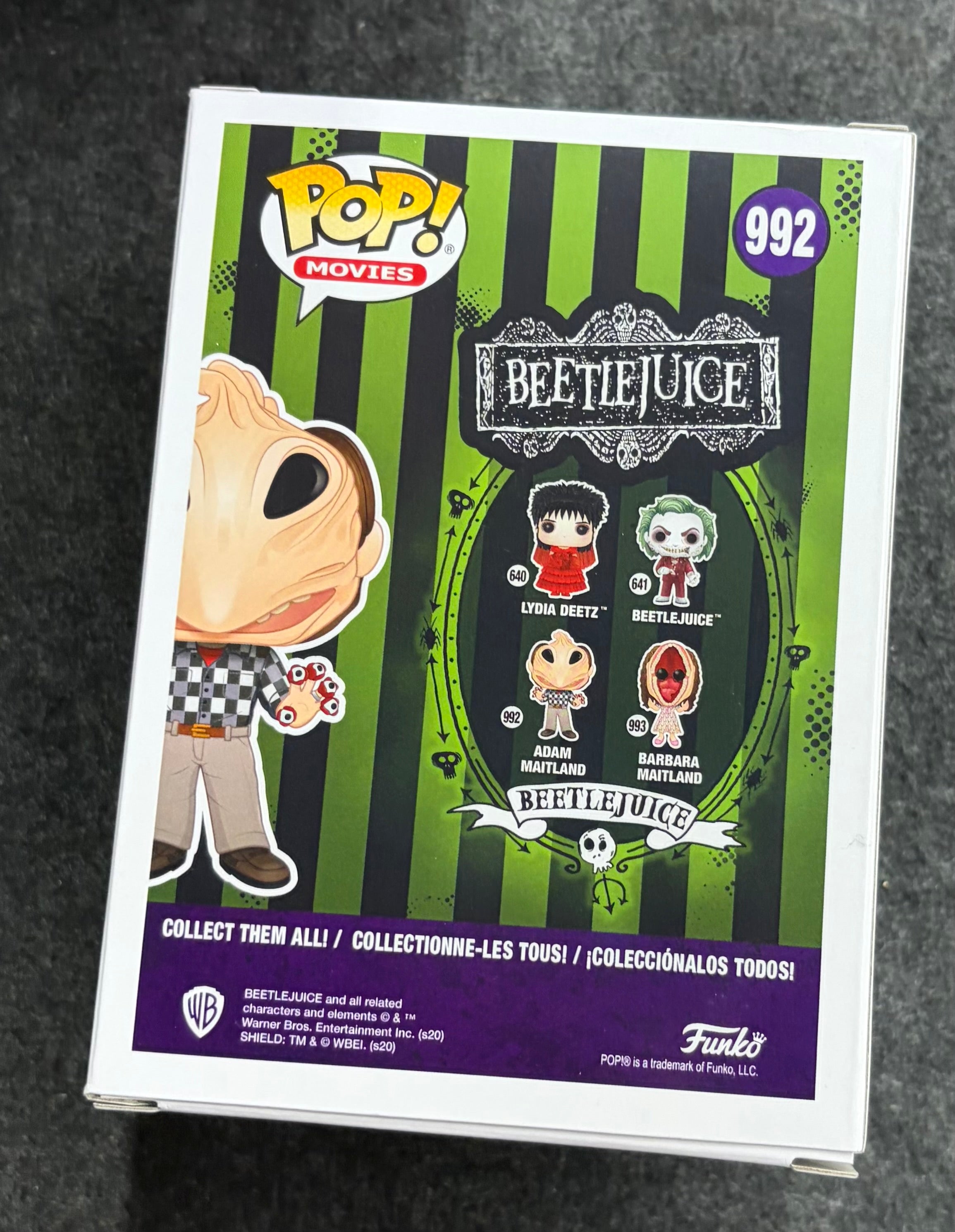 Alec Baldwin Signed Funko Pop #992 as Adam Maitland Beetlejuice - JSA COA