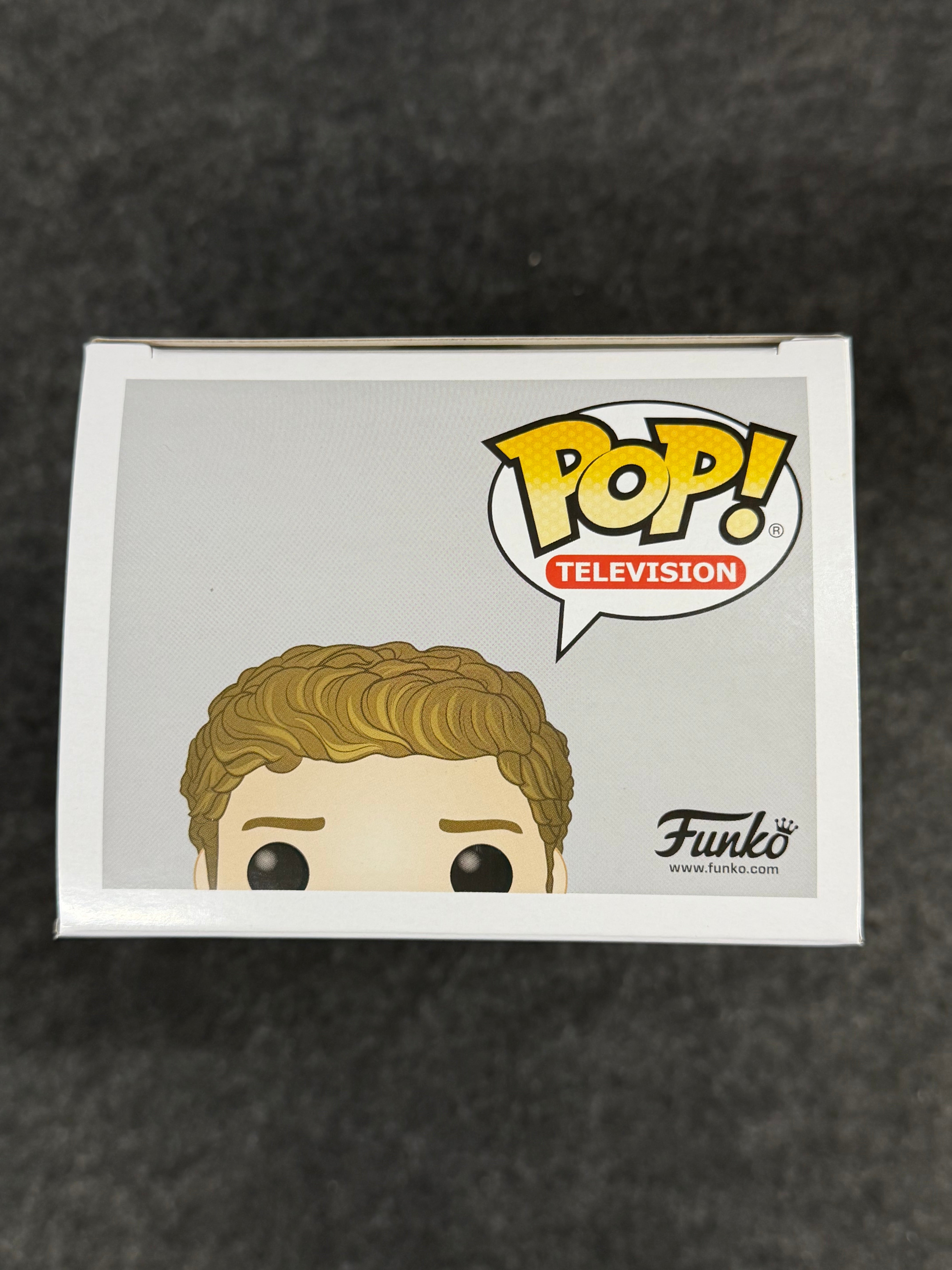 Jack Quaid Signed Hughie The Boys Funko Pop W/ QUOTE (JSA Witnessed)