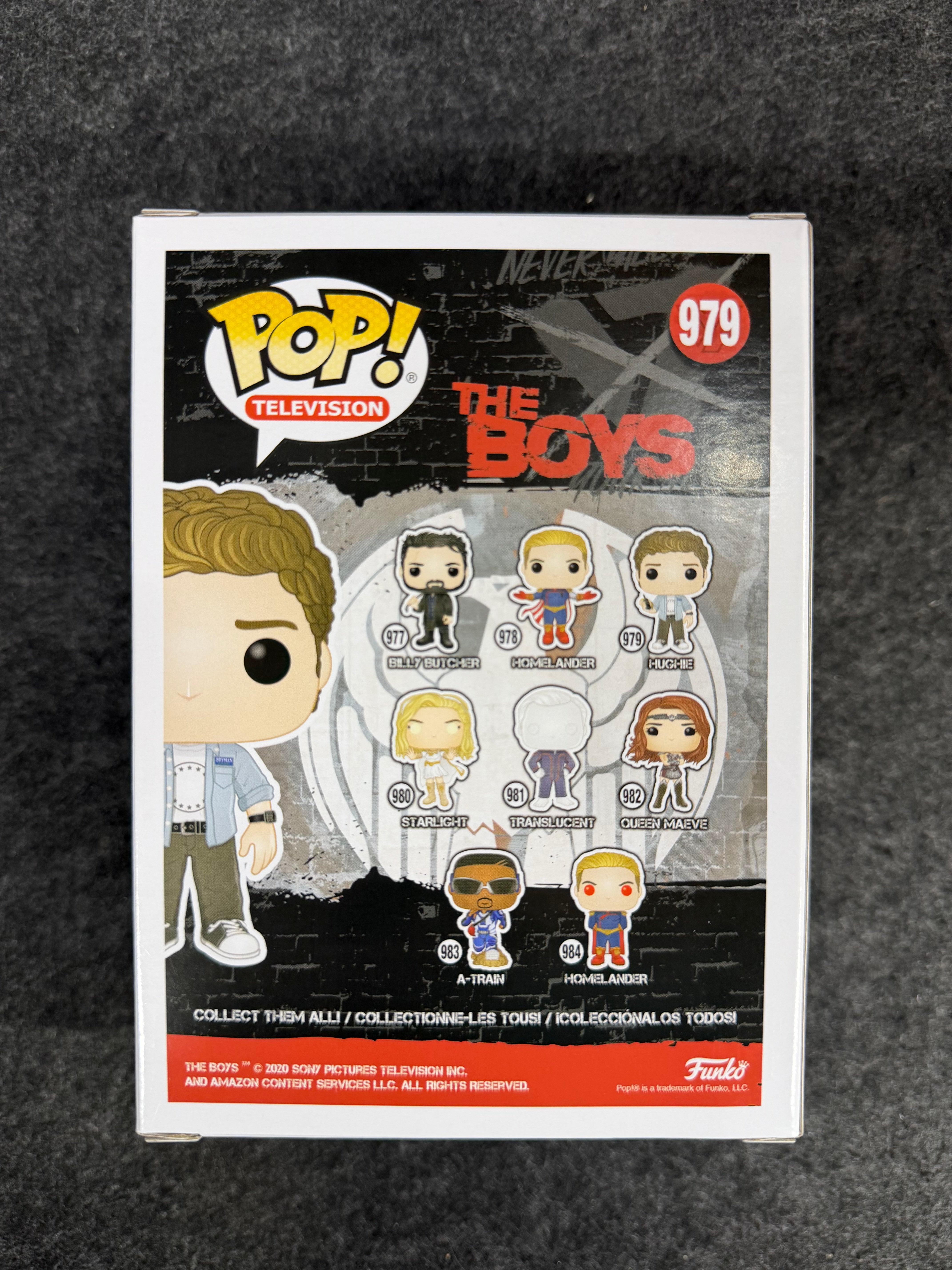 Jack Quaid Signed Hughie The Boys Funko Pop (JSA Witnessed)