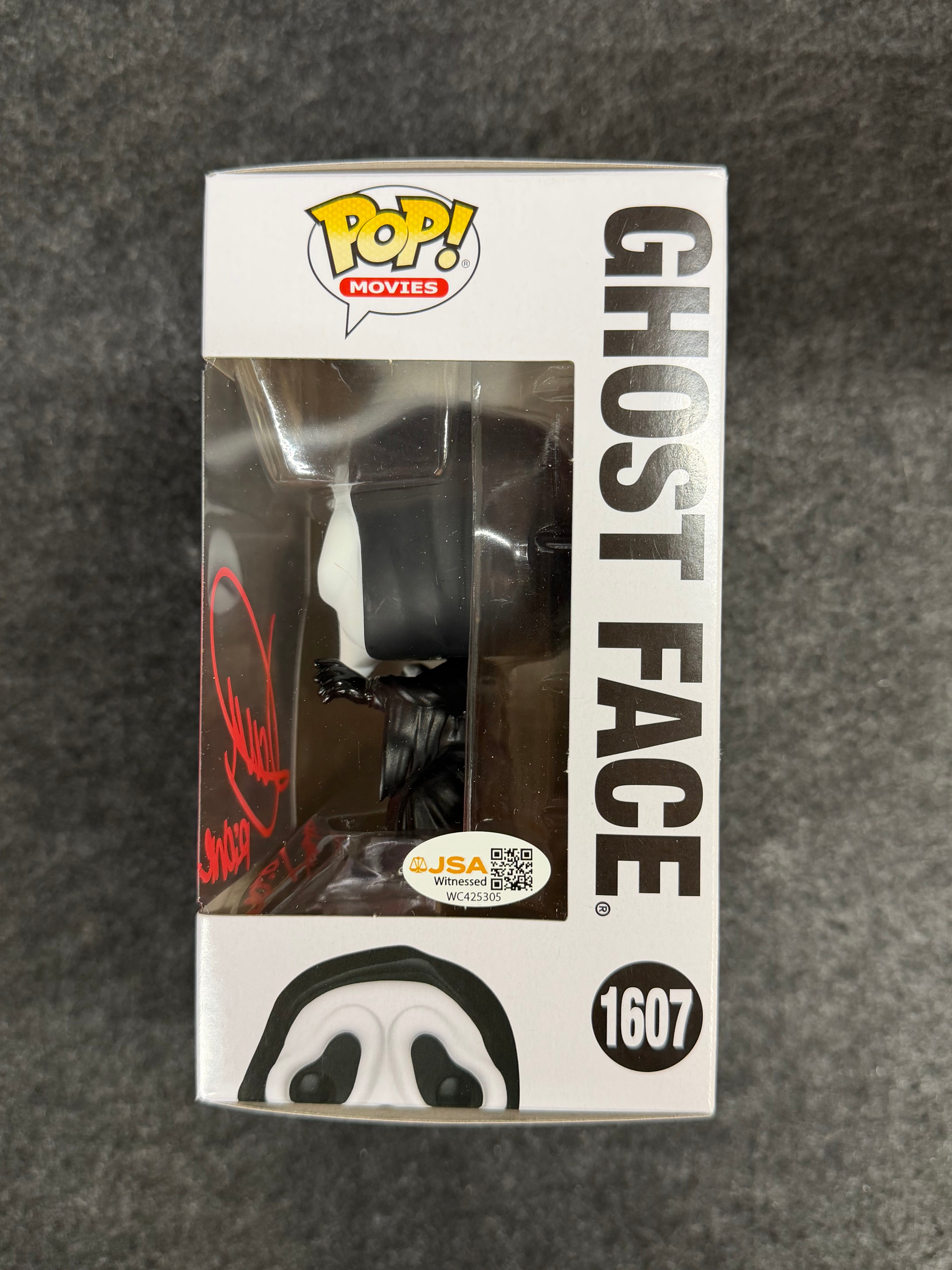 Jack Quaid Signed Richie Ghost Face #1607 Funko - JSA Witnessed