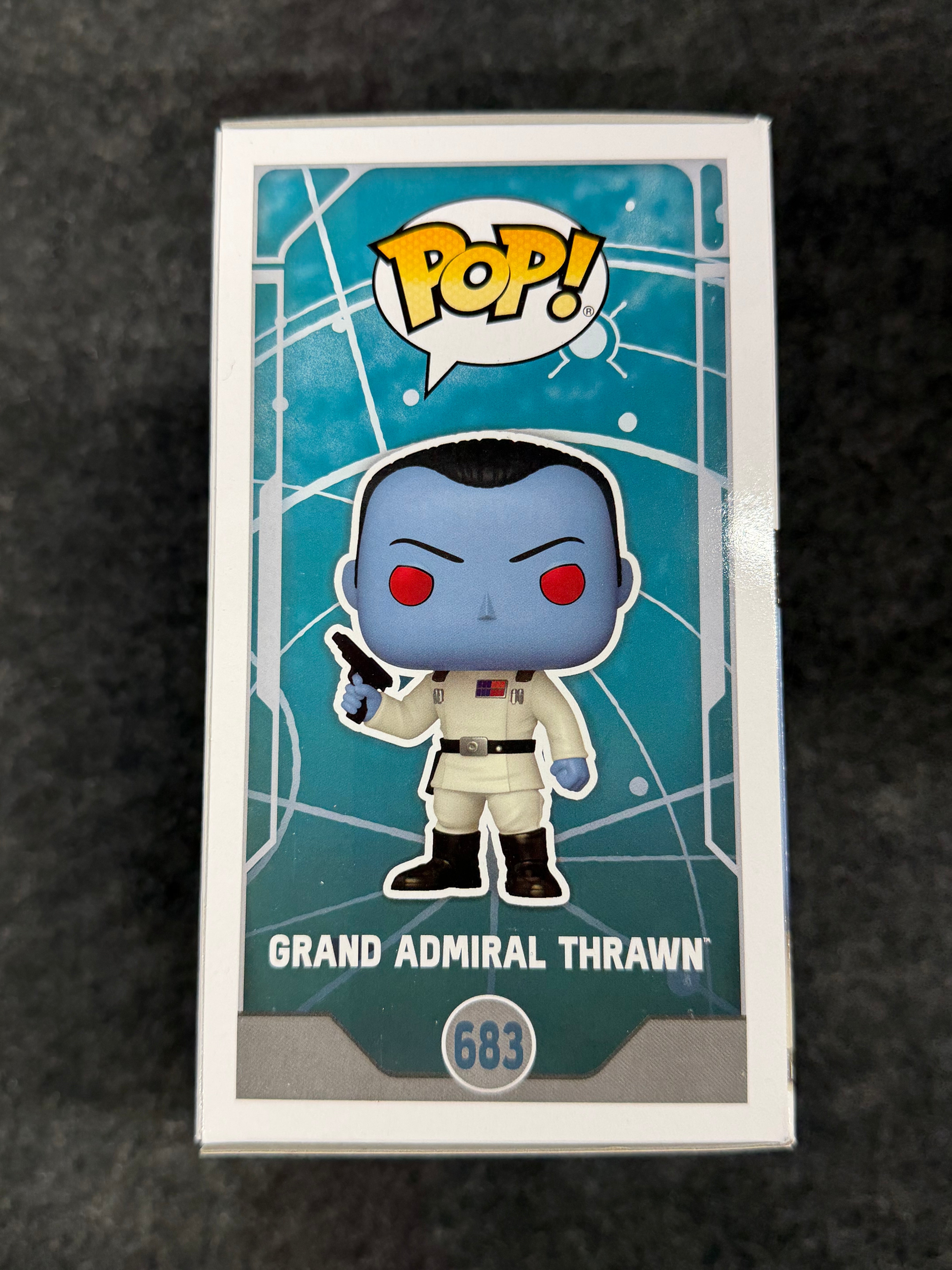 Lars Mikkelsen Signed General Admiral Thrawn Star Wars #683 Funko - JSA COA