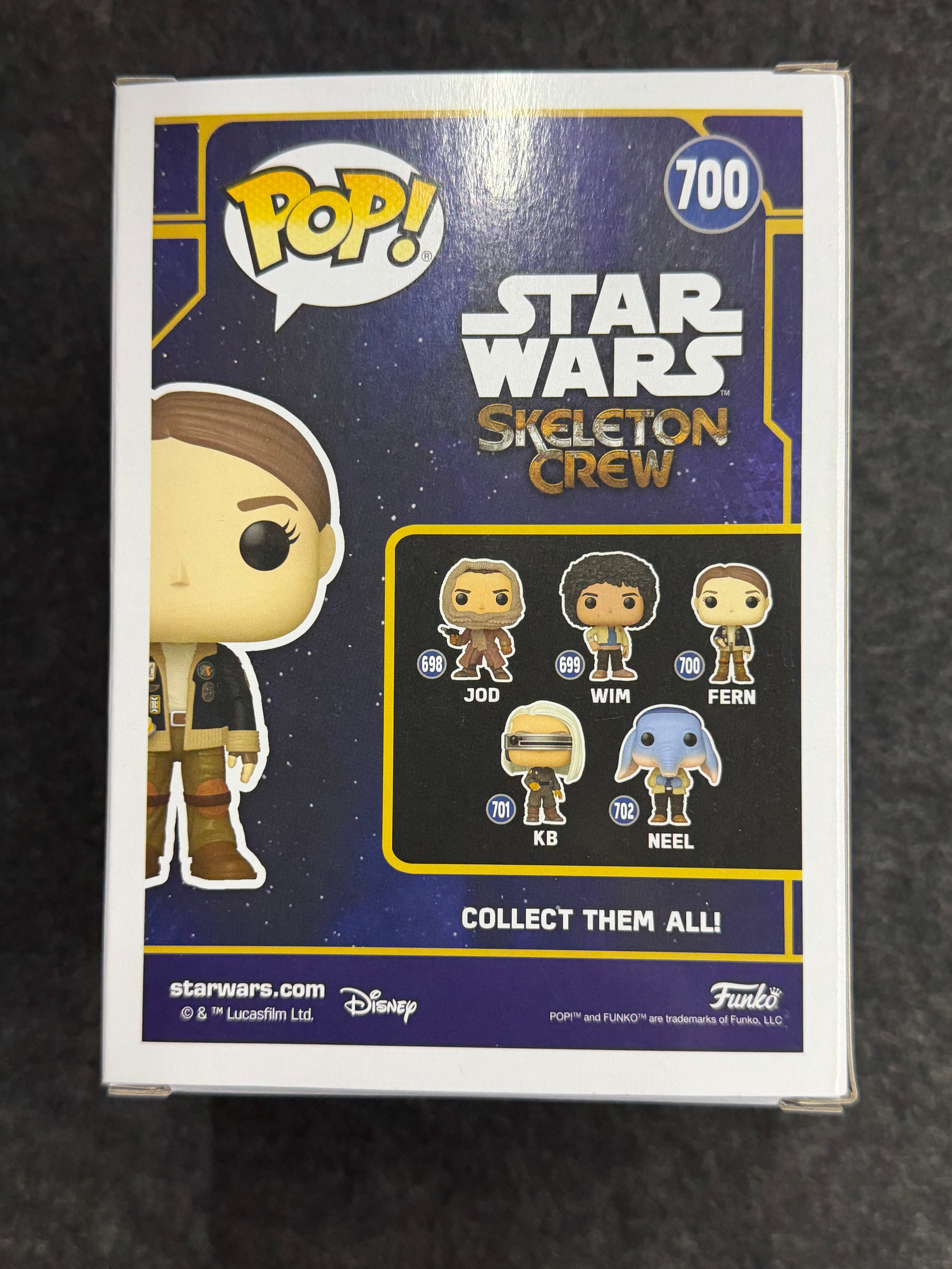 Ryan Kiera Armstrong Signed Fern Star Wars #700 Funko - JSA COA