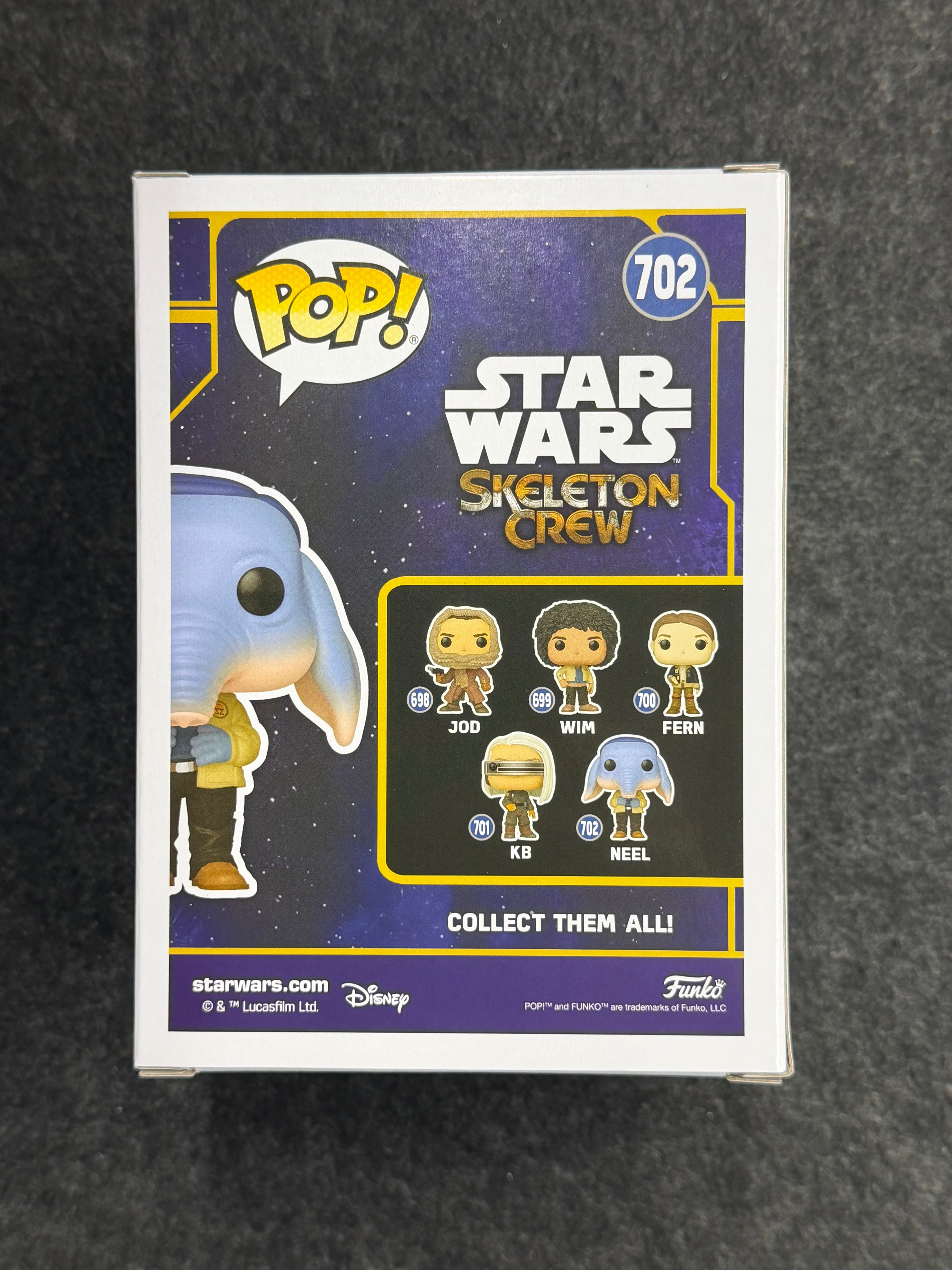 Robert Timothy Smith Signed Neel Star Wars #702 Funko - JSA COA