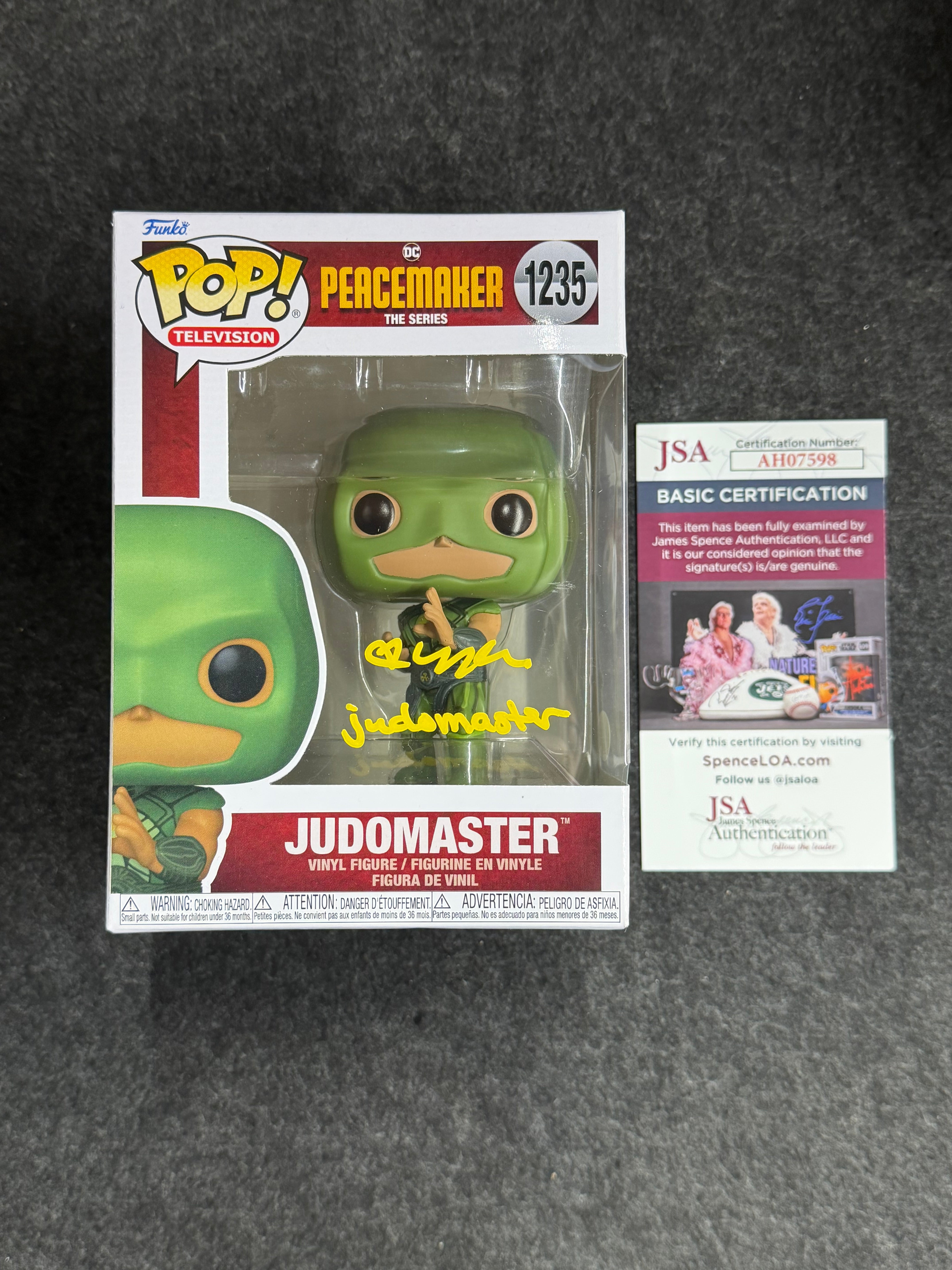 Nhut Le Signed Judomaster Peacemaker #1235 Funko - JSA COA