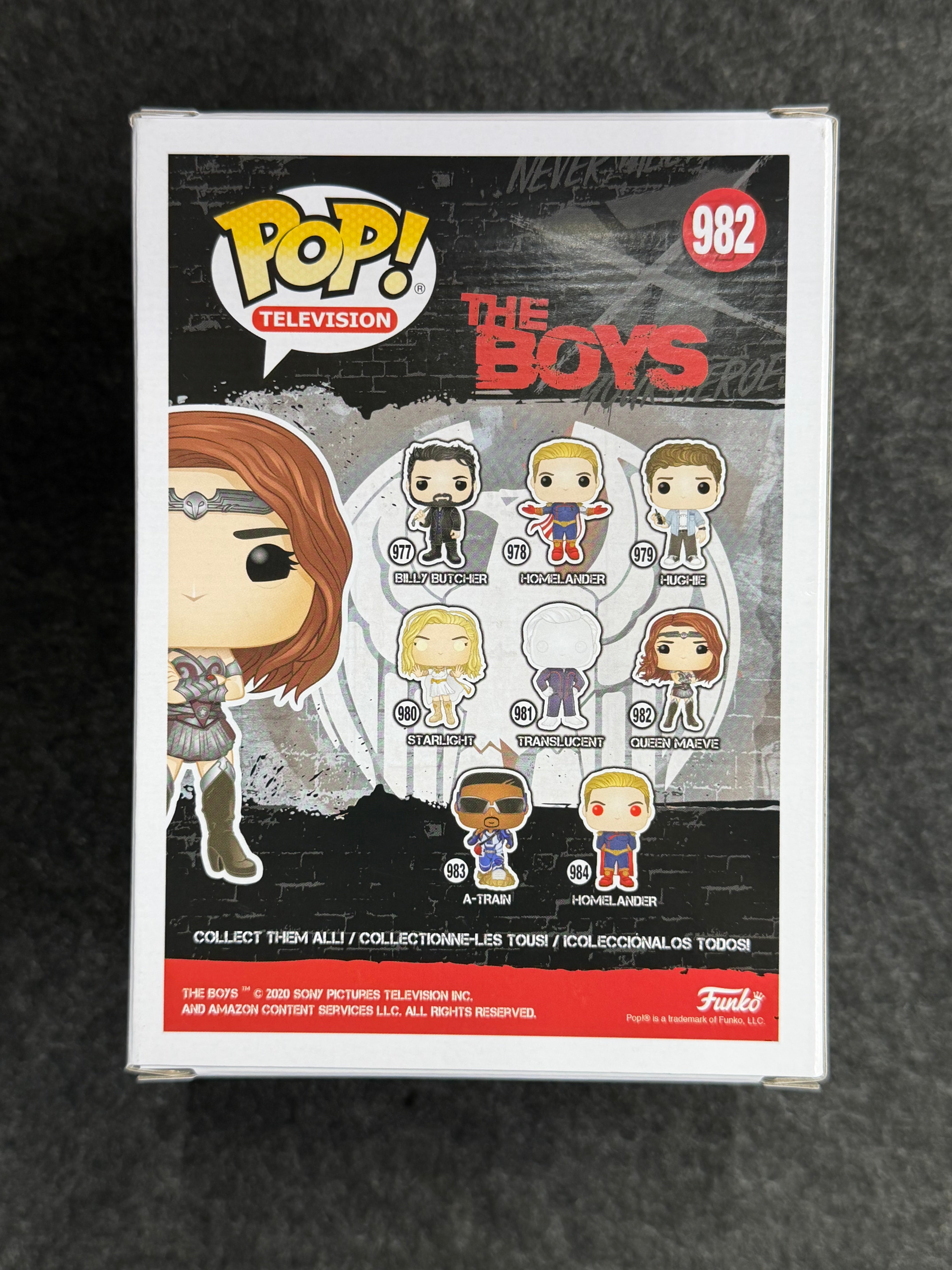 Dominique McElligott Signed The Boys Queen Maeve #982 Funko - JSA Witnessed COA