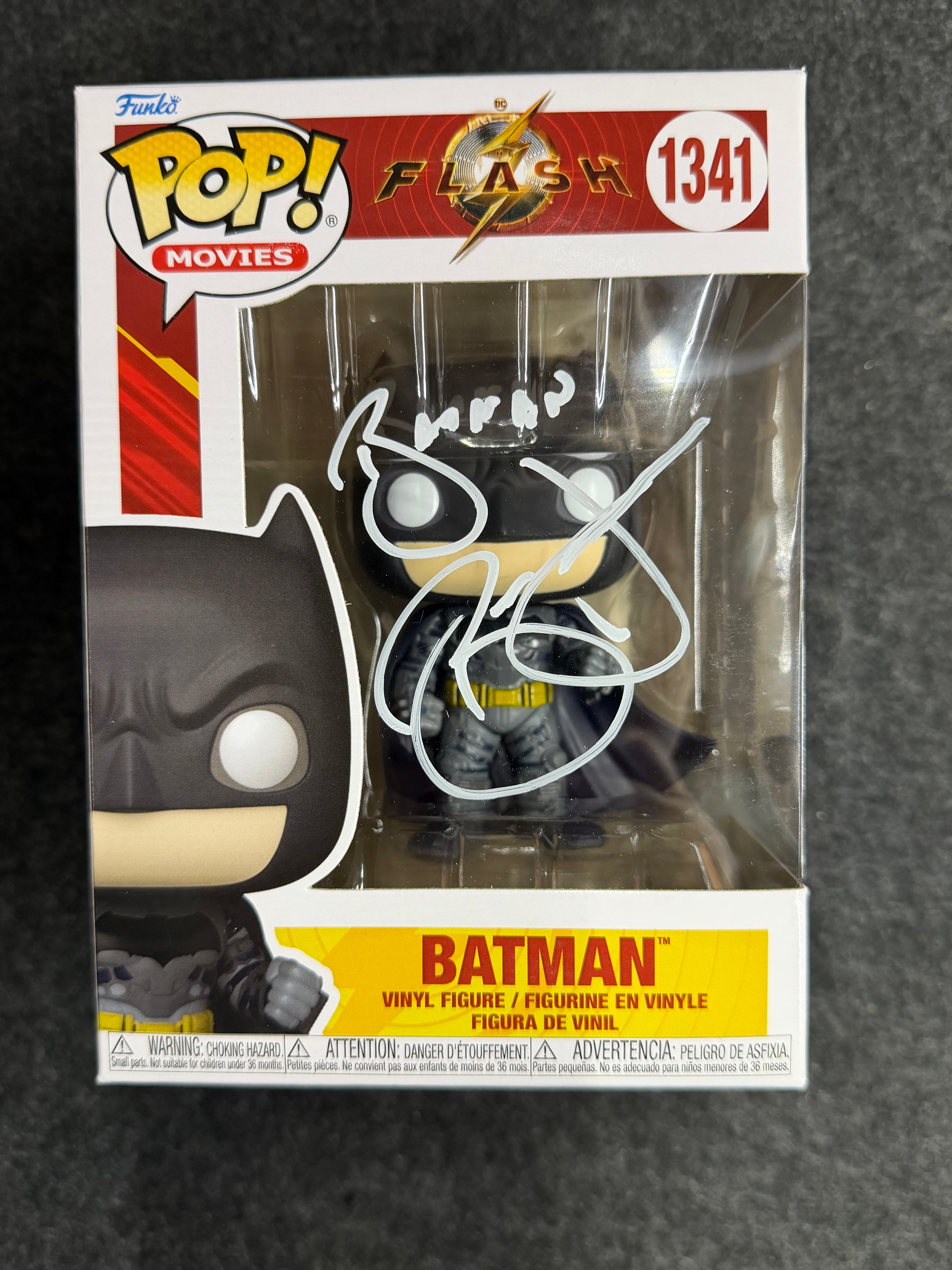 Ben Affleck Signed The Flash Batman #1341 Funko - Beckett Witnessed COA