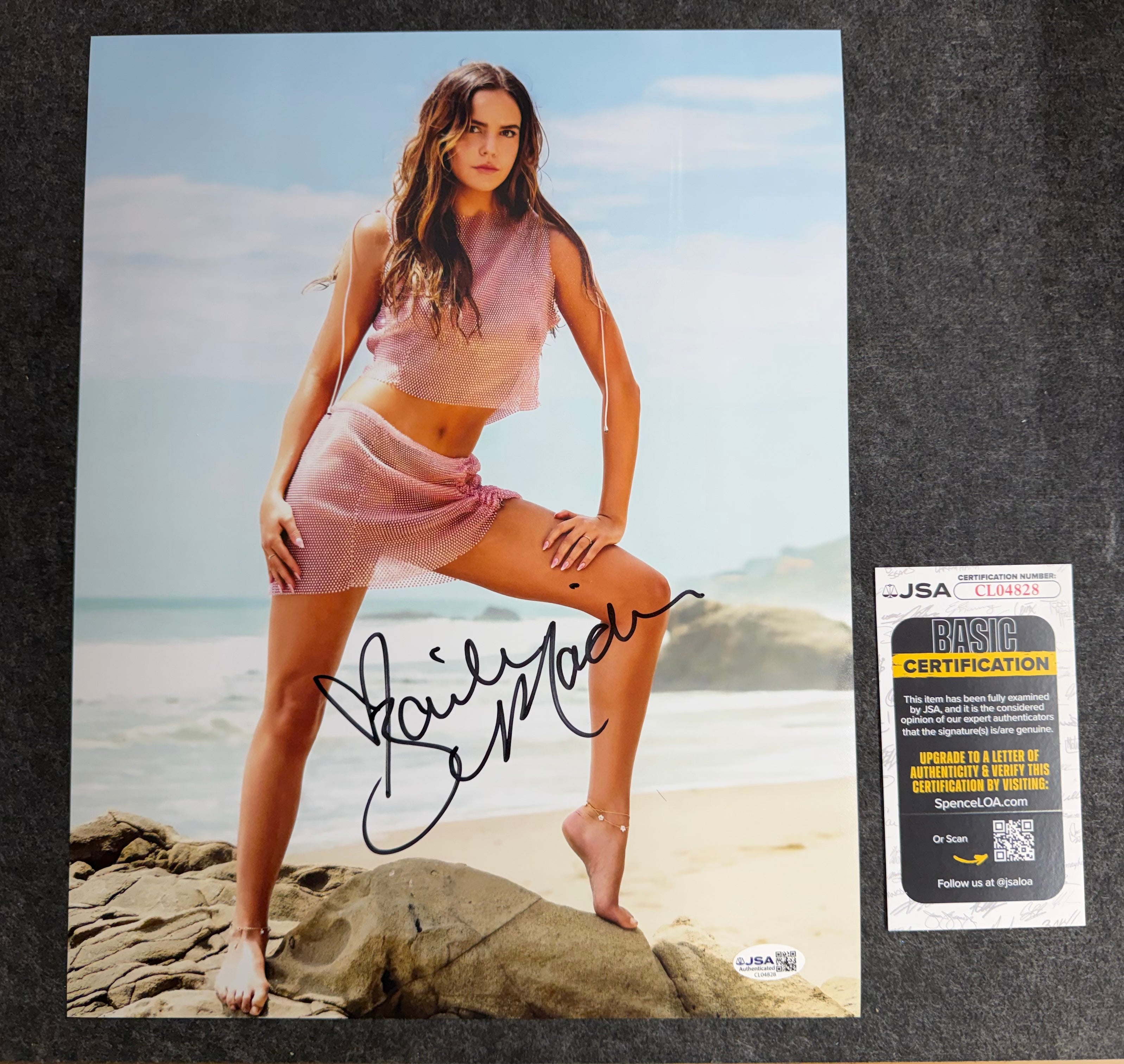 Bailee Madison Signed 11x14 Photo - Glamour Model Pose – Autographed - JSA COA