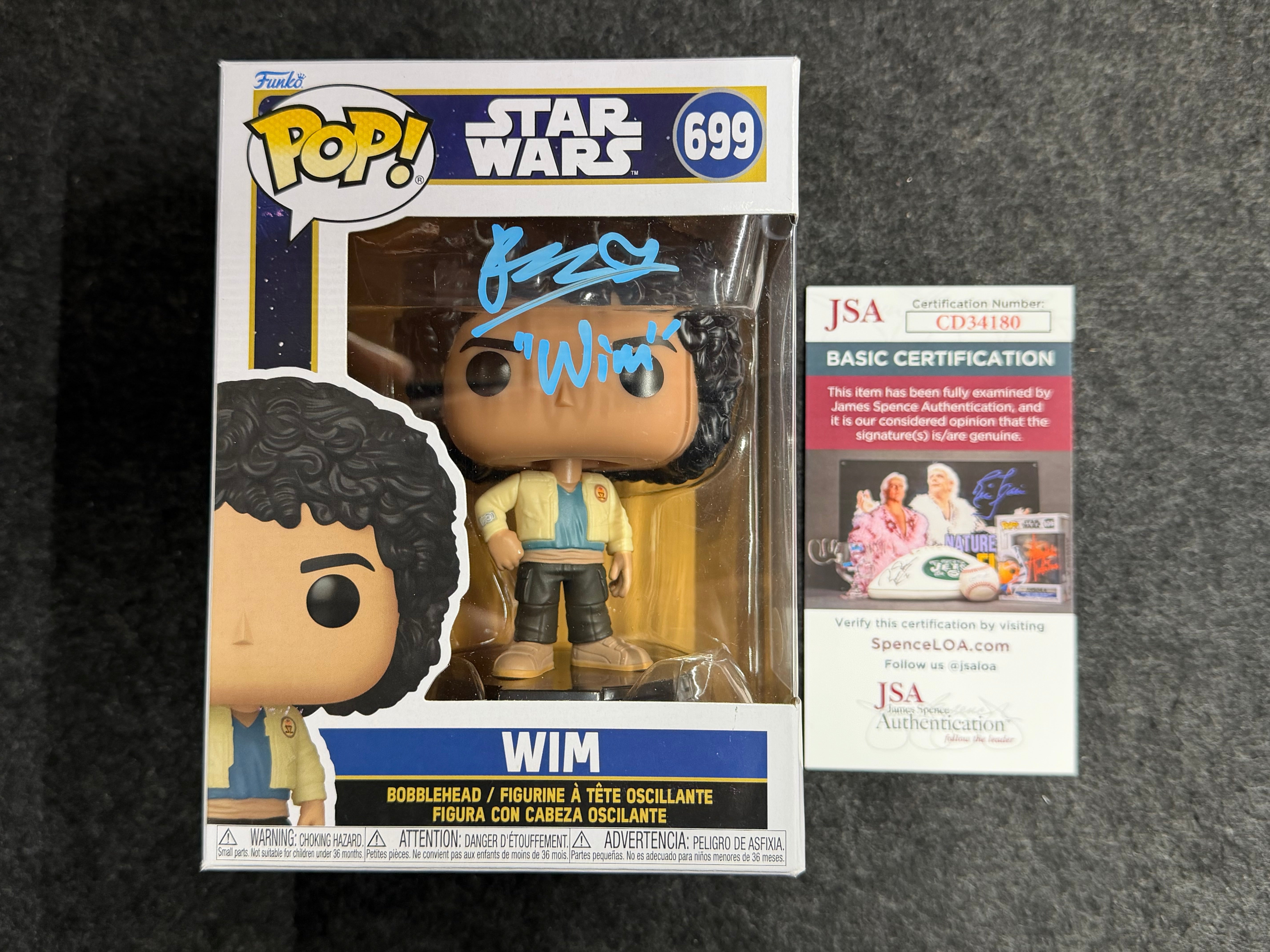 Ravi Cabot-Conyers Signed Wim Star Wars #699 Funko - JSA COA