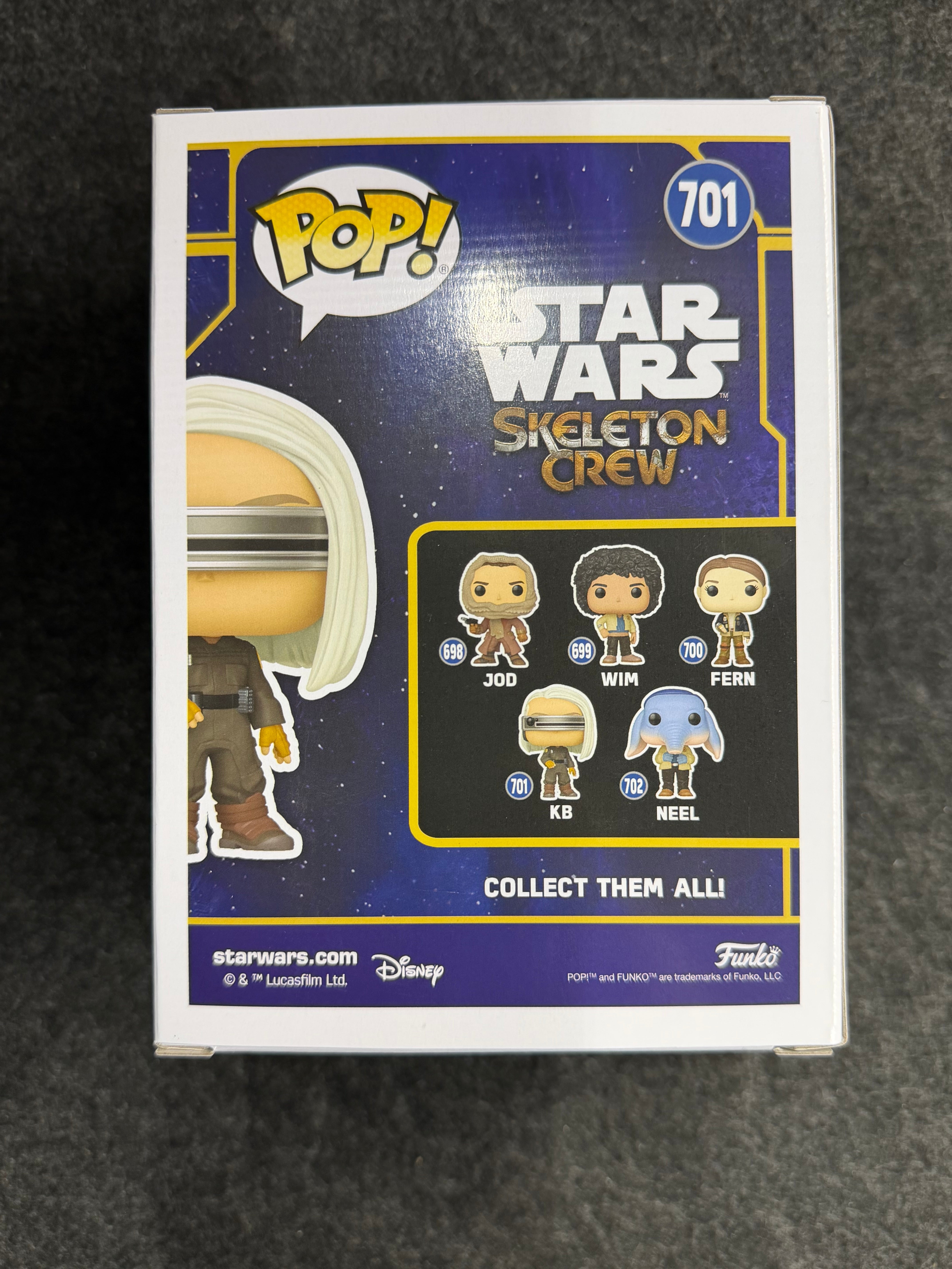 Kyriana Kratter Signed KB Star Wars #701 Funko - JSA COA