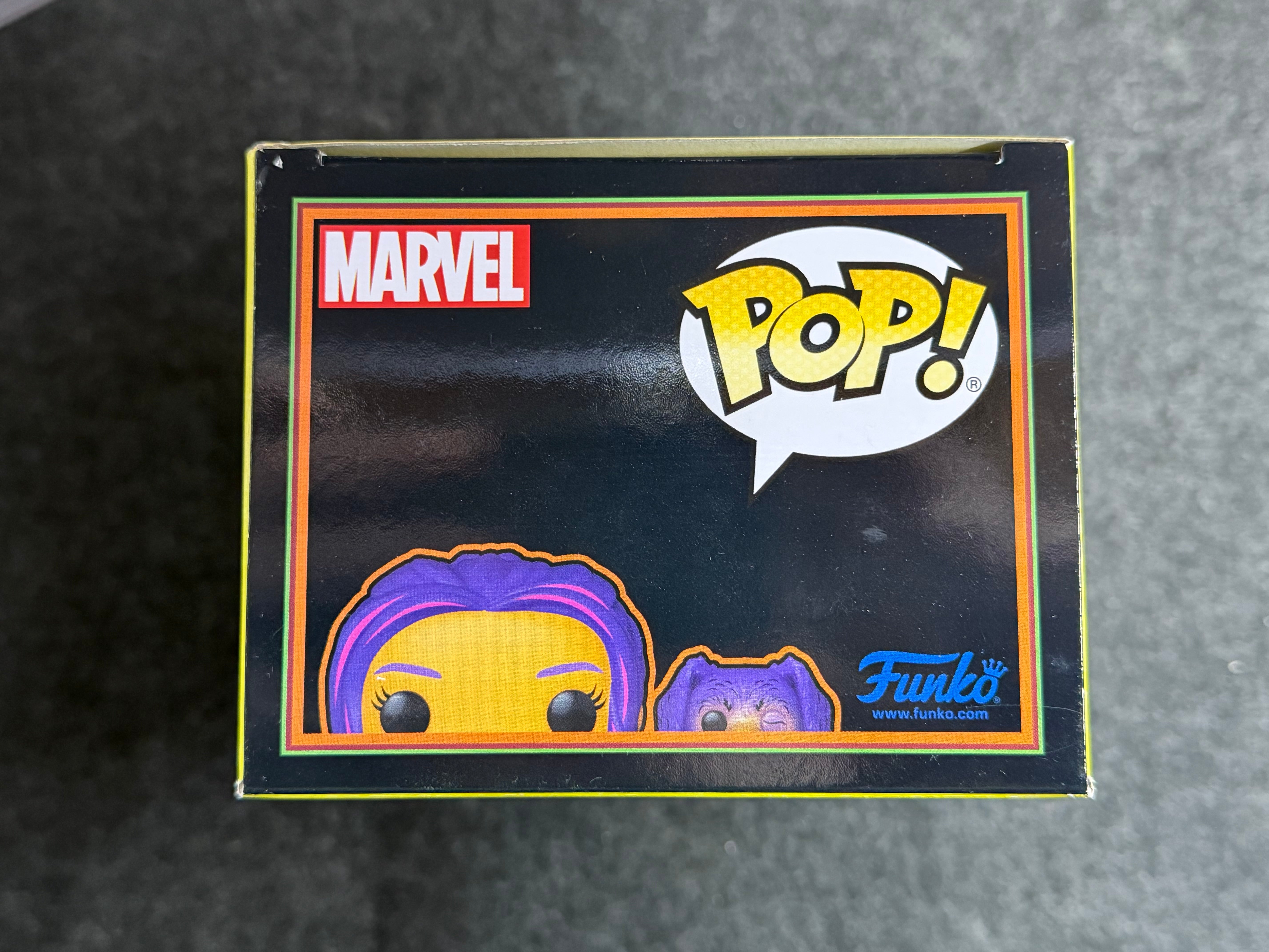 Hailee Steinfeld Signed Kate Bishop Marvel #1212 Funko - Beckett Witnessed COA
