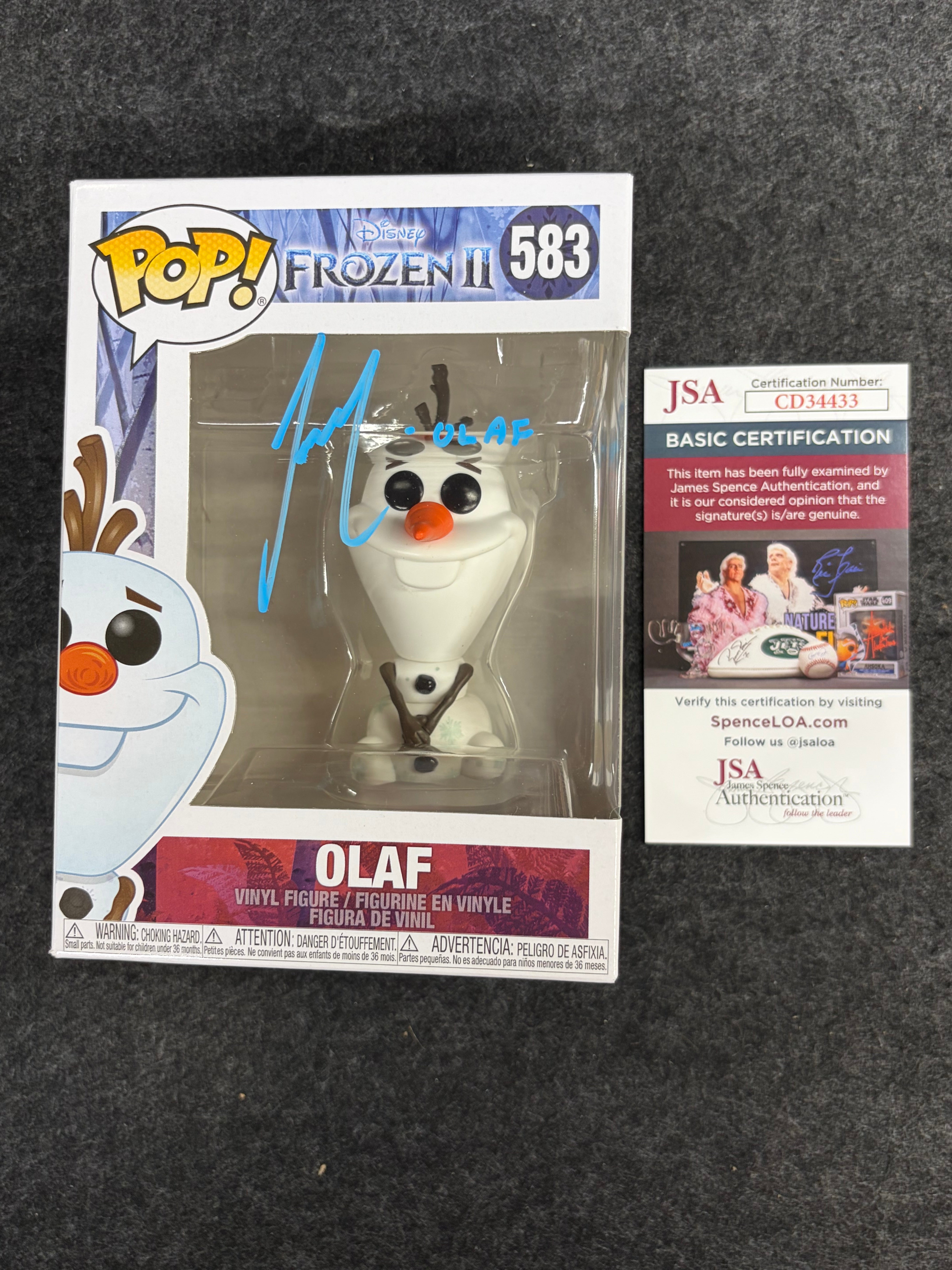 Giancarlo Esposito Signed Moff Gideon Star Wars #380 Funko - JSA