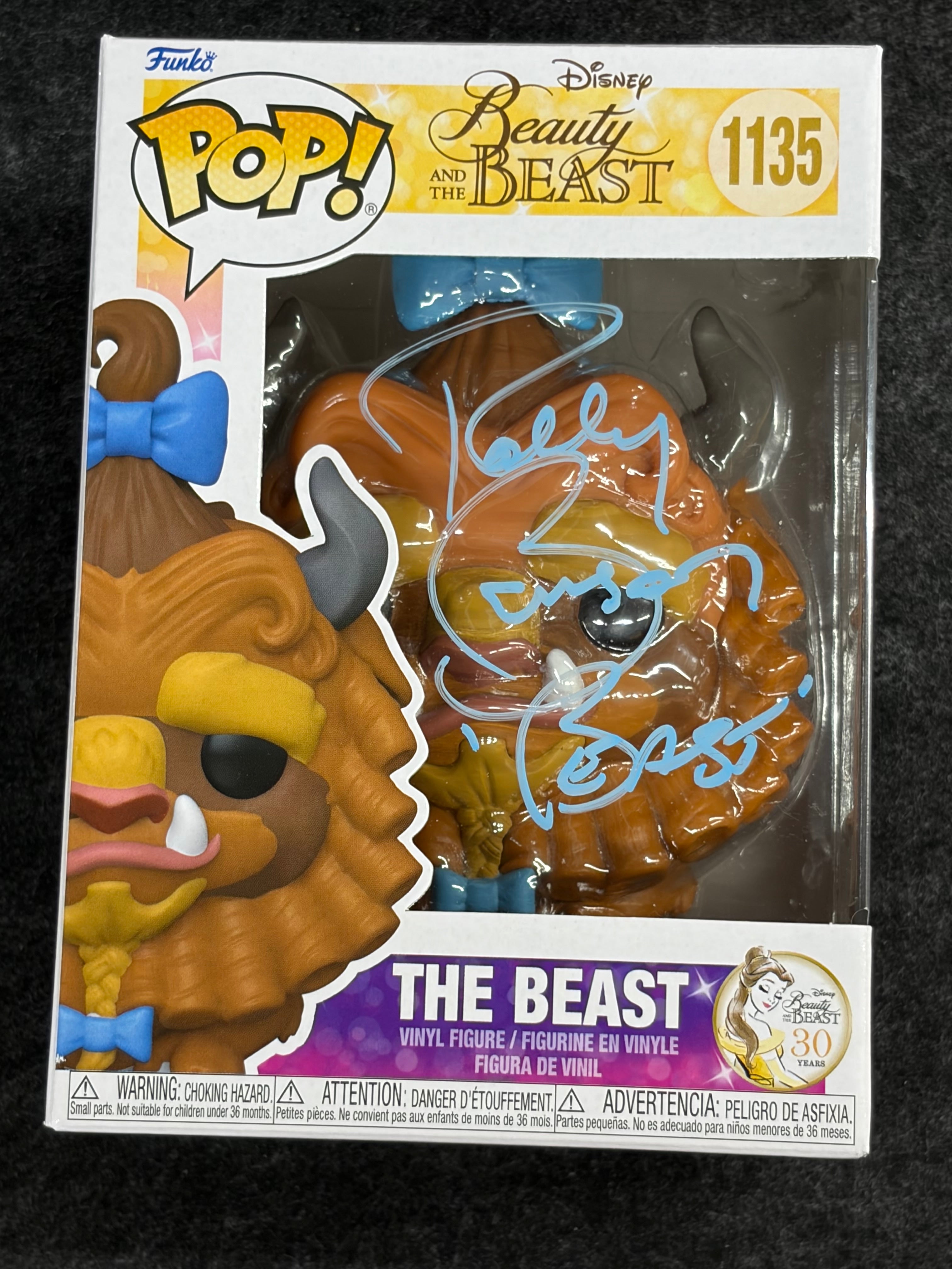 Robby Benson Signed the Beast Disney Beauty and the Beast #1135 Funko - Beckett COA