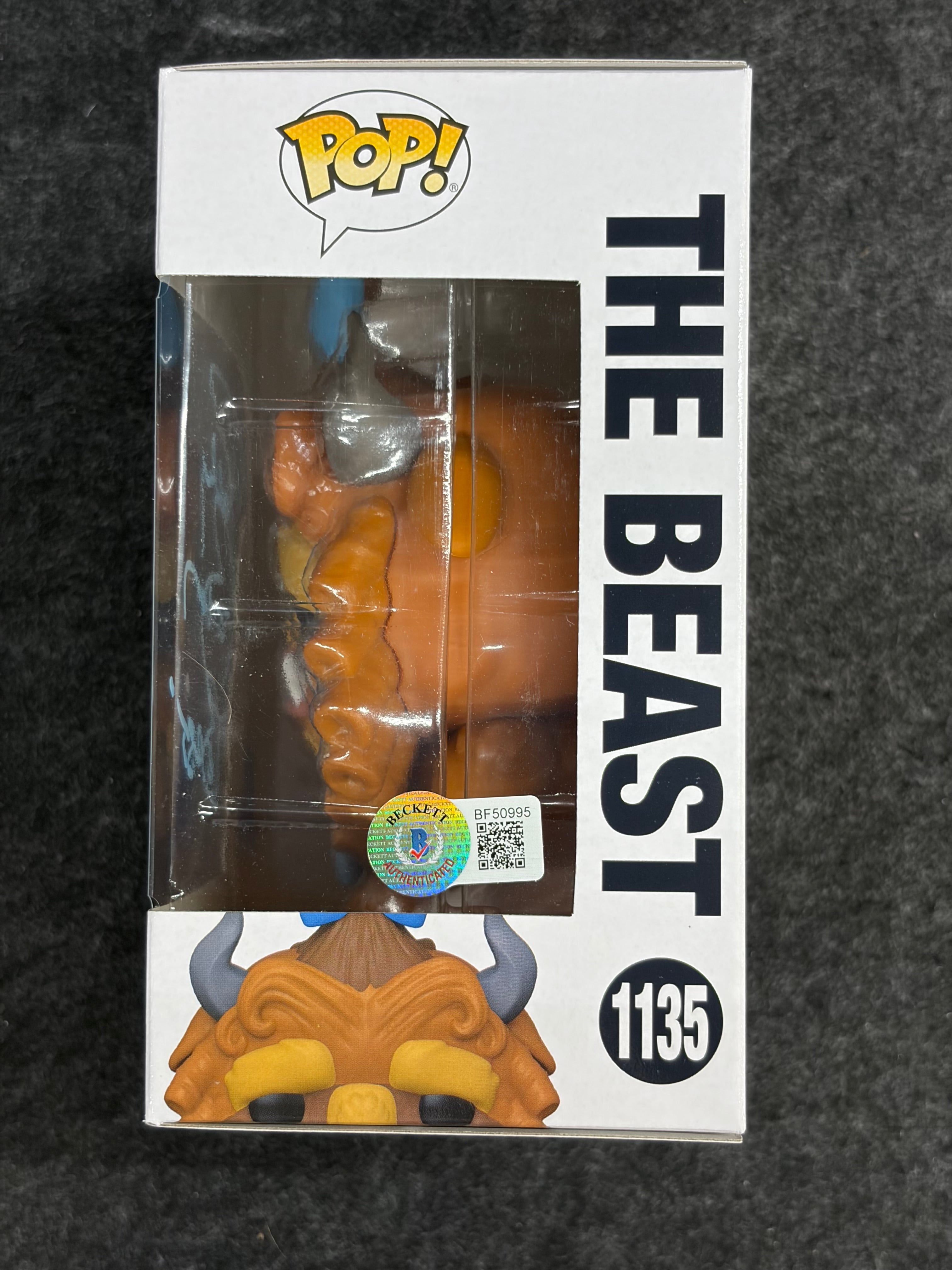 Robby Benson Signed the Beast Disney Beauty and the Beast #1135 Funko - Beckett COA