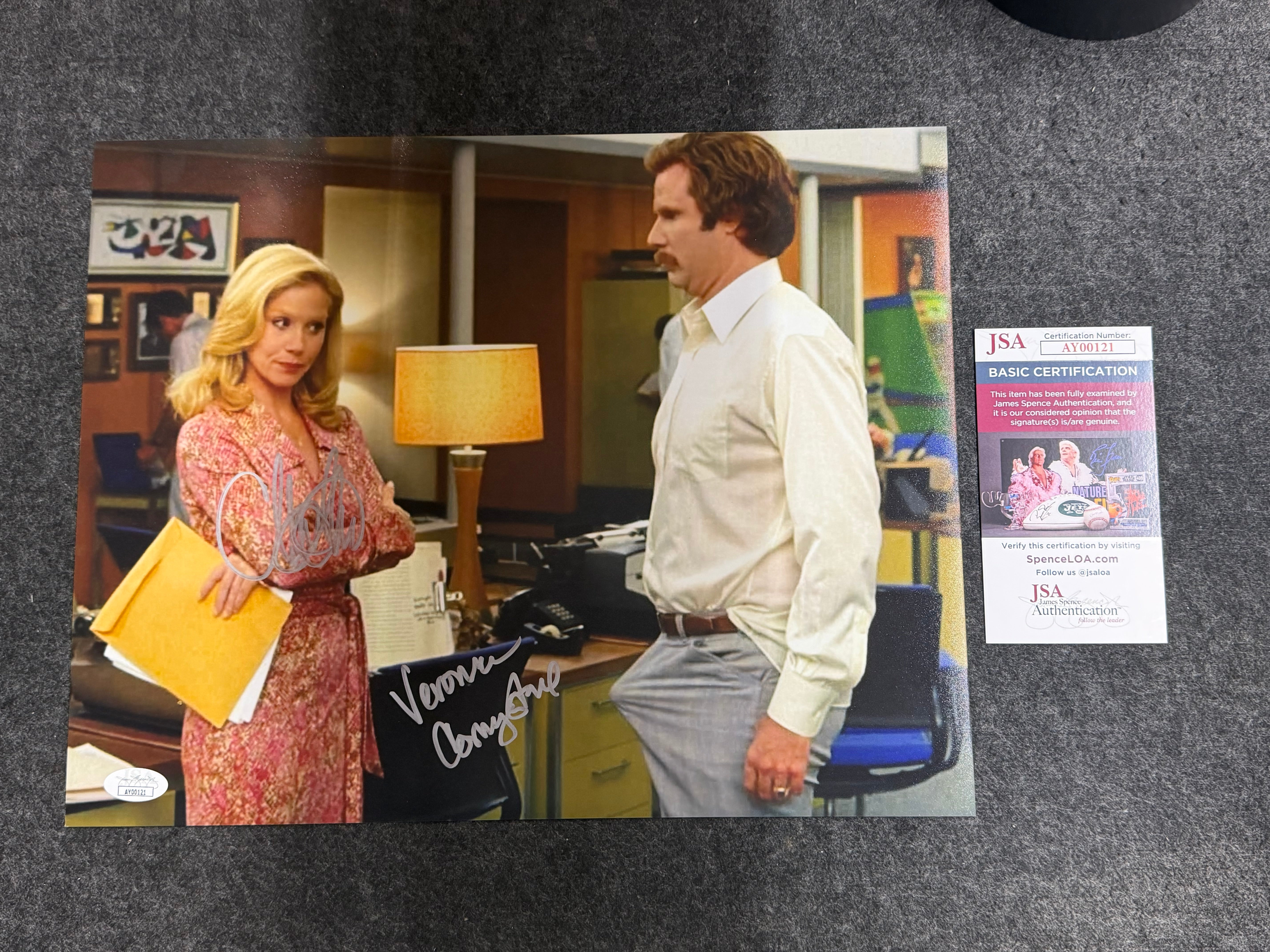 Christina Applegate Signed 11x14 Anchorman: The Legend of Ron Burgundy Photo - JSA COA