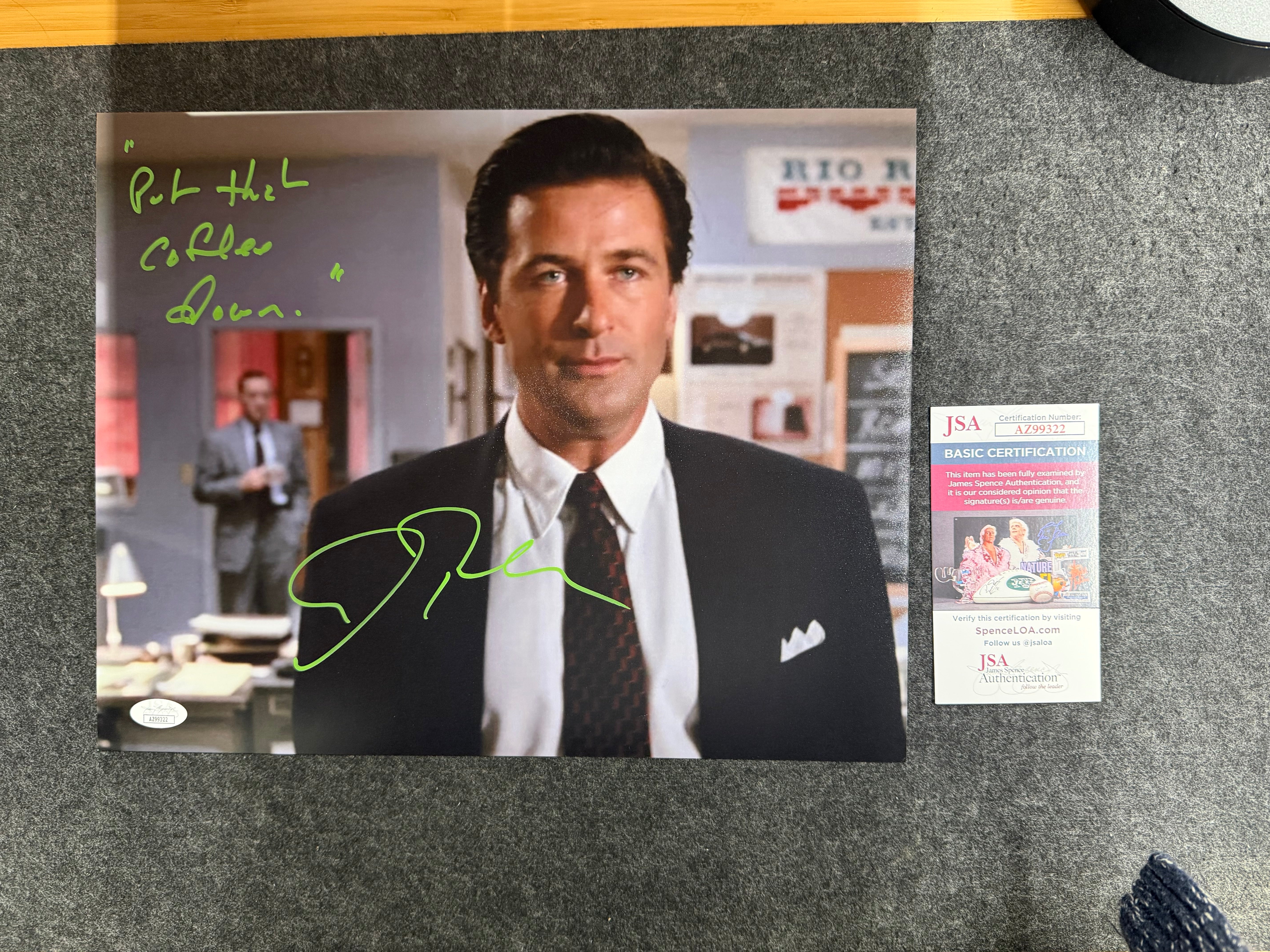 Alec Baldwin Signed 11x14 Glengarry Glen Ross Photo - JSA COA